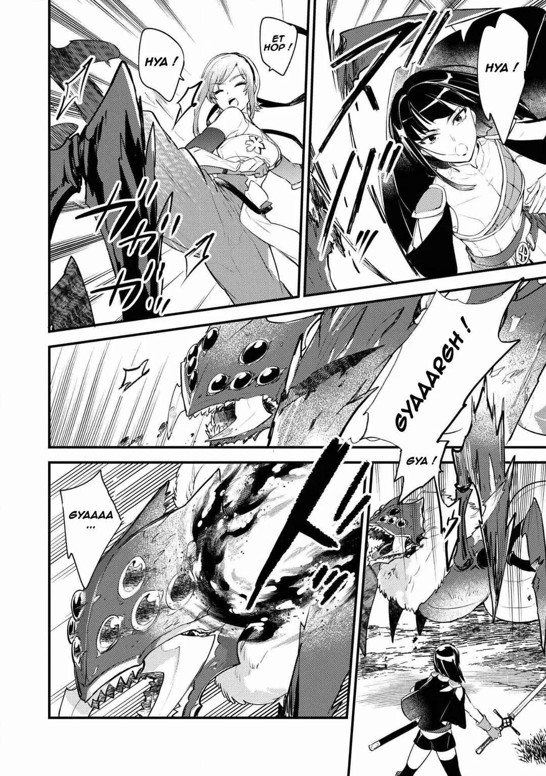 "[Jashin no Chi] ga Nagareteiru" to Iware, Shinsei Kyoukai wo Tsuihou Sareta Shinpu desu. ~Rifujin na Riyuu de Kyoukai wo Oidasaretara, Shinkou Taishou no Megami-sama mo Issho ni Tsuitekichaimashita~ Chapitre 2: Chasse aux monstres - Page 21
