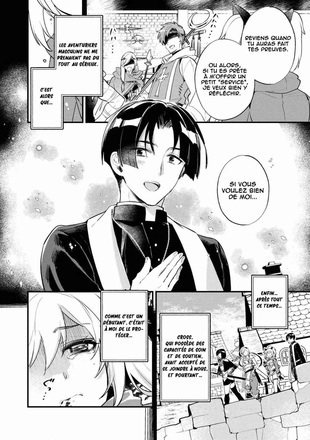 "[Jashin no Chi] ga Nagareteiru" to Iware, Shinsei Kyoukai wo Tsuihou Sareta Shinpu desu. ~Rifujin na Riyuu de Kyoukai wo Oidasaretara, Shinkou Taishou no Megami-sama mo Issho ni Tsuitekichaimashita~ Chapitre 3: De précieux compagnons - Page 5