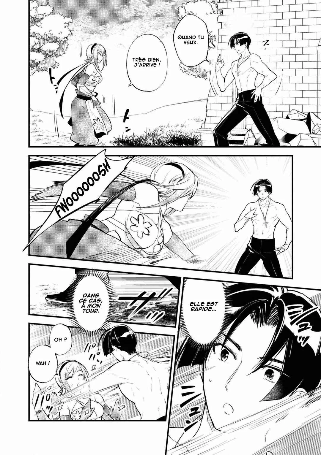 "[Jashin no Chi] ga Nagareteiru" to Iware, Shinsei Kyoukai wo Tsuihou Sareta Shinpu desu. ~Rifujin na Riyuu de Kyoukai wo Oidasaretara, Shinkou Taishou no Megami-sama mo Issho ni Tsuitekichaimashita~ Chapitre 3: De précieux compagnons - Page 23