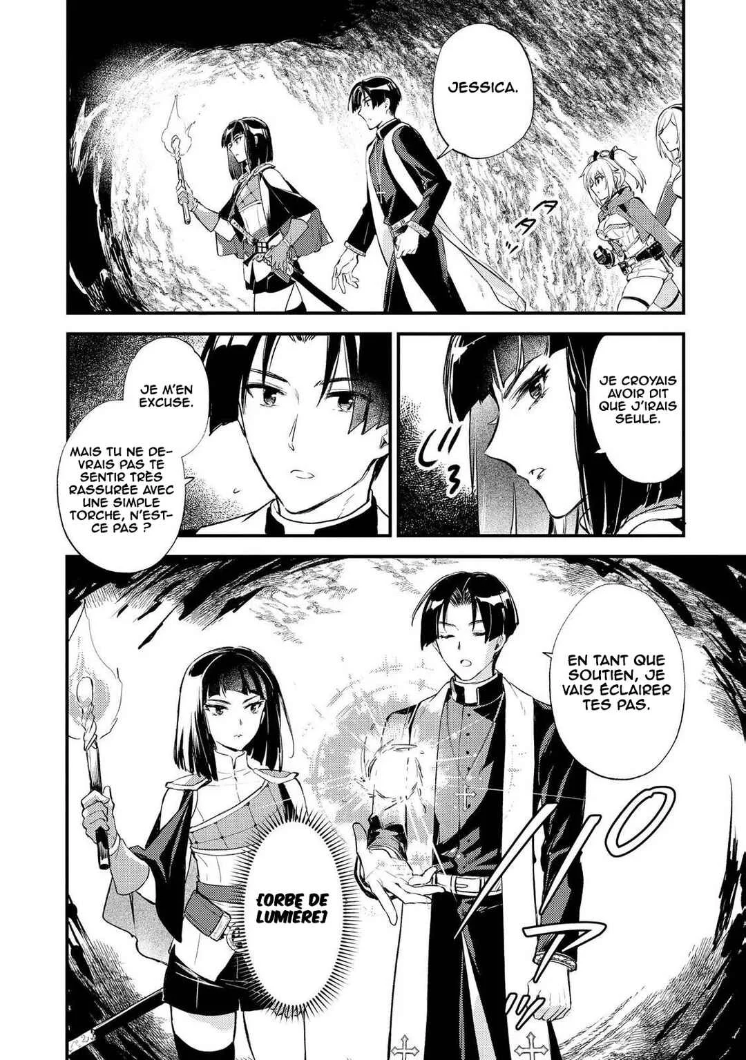 "[Jashin no Chi] ga Nagareteiru" to Iware, Shinsei Kyoukai wo Tsuihou Sareta Shinpu desu. ~Rifujin na Riyuu de Kyoukai wo Oidasaretara, Shinkou Taishou no Megami-sama mo Issho ni Tsuitekichaimashita~ Chapitre 4: Mission de sauvetage - Page 19