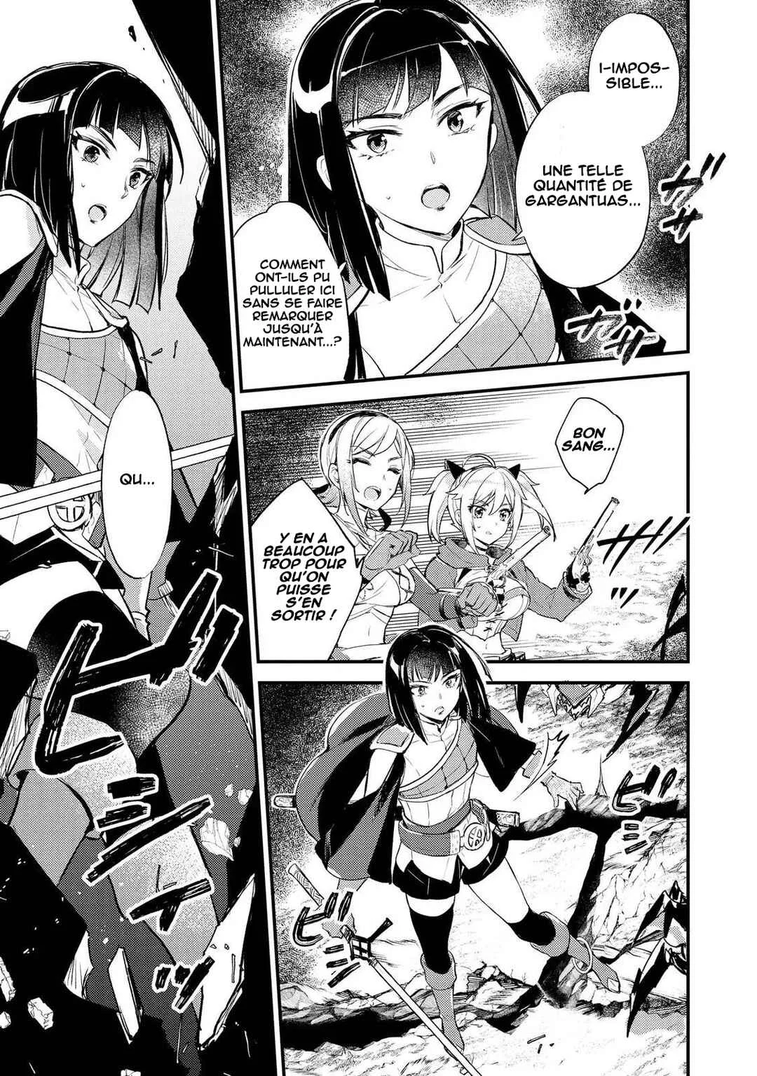 "[Jashin no Chi] ga Nagareteiru" to Iware, Shinsei Kyoukai wo Tsuihou Sareta Shinpu desu. ~Rifujin na Riyuu de Kyoukai wo Oidasaretara, Shinkou Taishou no Megami-sama mo Issho ni Tsuitekichaimashita~ Chapitre 4: Mission de sauvetage - Page 26