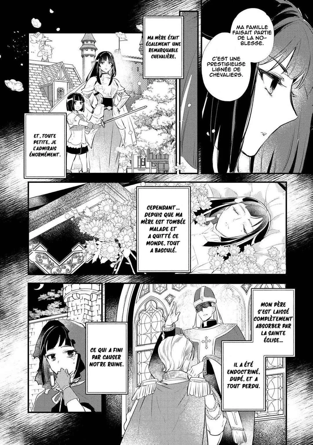 "[Jashin no Chi] ga Nagareteiru" to Iware, Shinsei Kyoukai wo Tsuihou Sareta Shinpu desu. ~Rifujin na Riyuu de Kyoukai wo Oidasaretara, Shinkou Taishou no Megami-sama mo Issho ni Tsuitekichaimashita~ Chapitre 6 - Page 5
