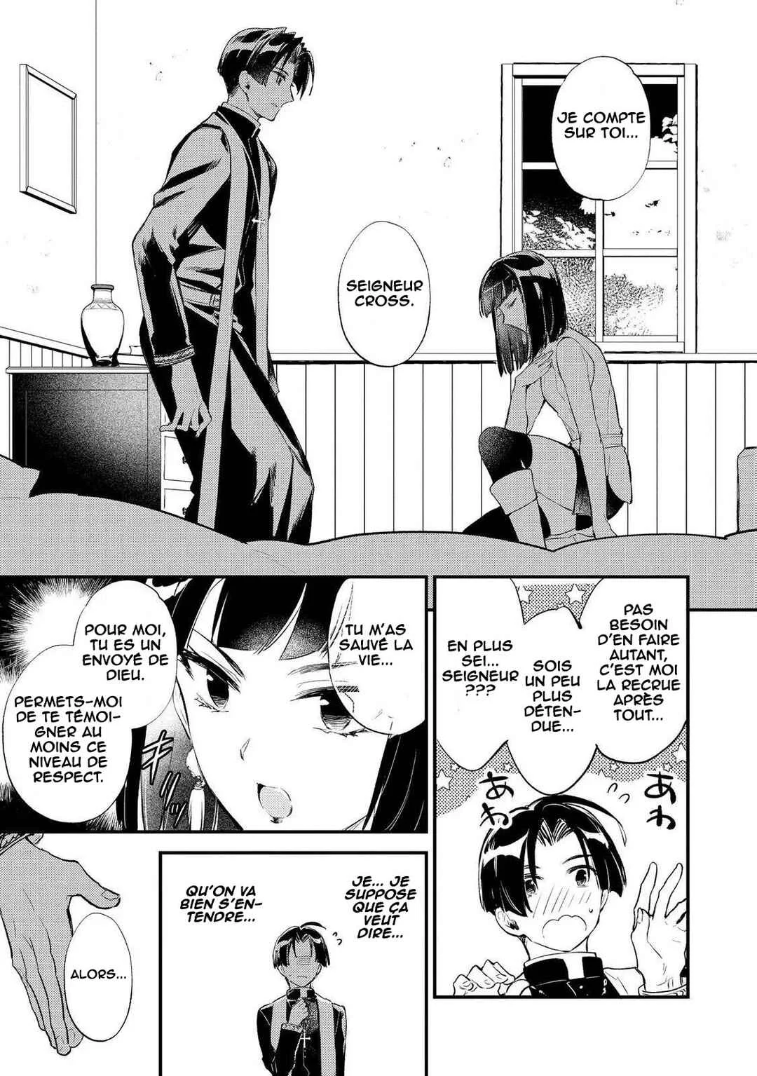 "[Jashin no Chi] ga Nagareteiru" to Iware, Shinsei Kyoukai wo Tsuihou Sareta Shinpu desu. ~Rifujin na Riyuu de Kyoukai wo Oidasaretara, Shinkou Taishou no Megami-sama mo Issho ni Tsuitekichaimashita~ Chapitre 6 - Page 8