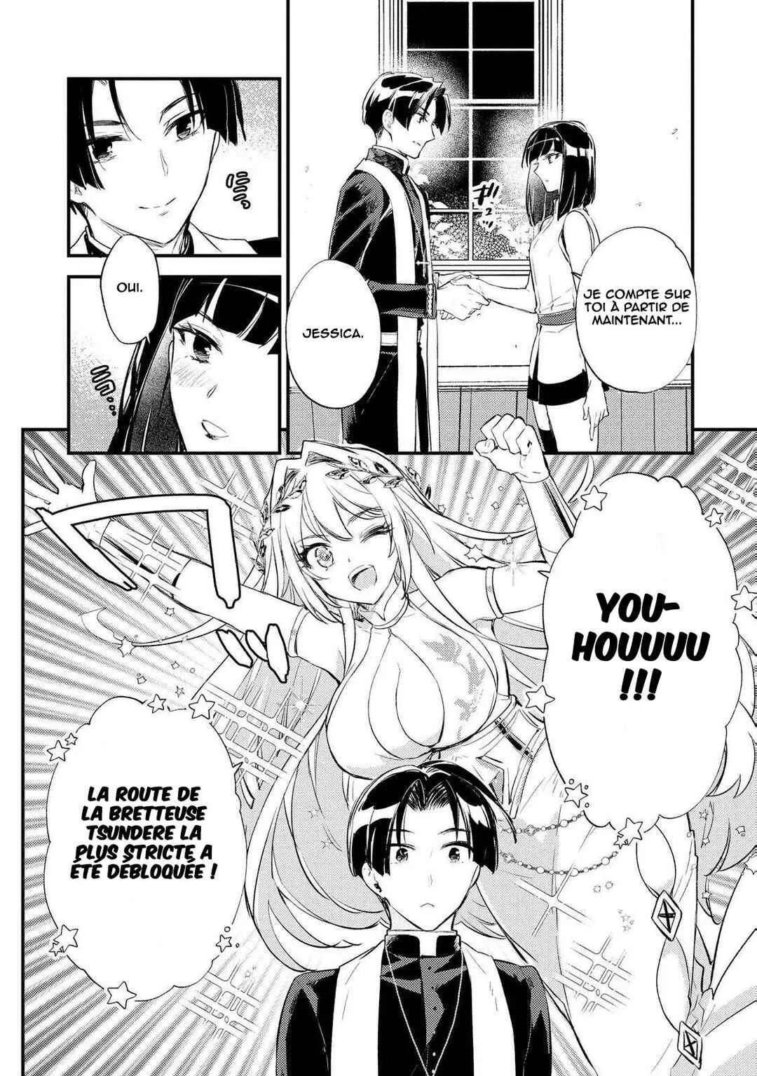 "[Jashin no Chi] ga Nagareteiru" to Iware, Shinsei Kyoukai wo Tsuihou Sareta Shinpu desu. ~Rifujin na Riyuu de Kyoukai wo Oidasaretara, Shinkou Taishou no Megami-sama mo Issho ni Tsuitekichaimashita~ Chapitre 6 - Page 9