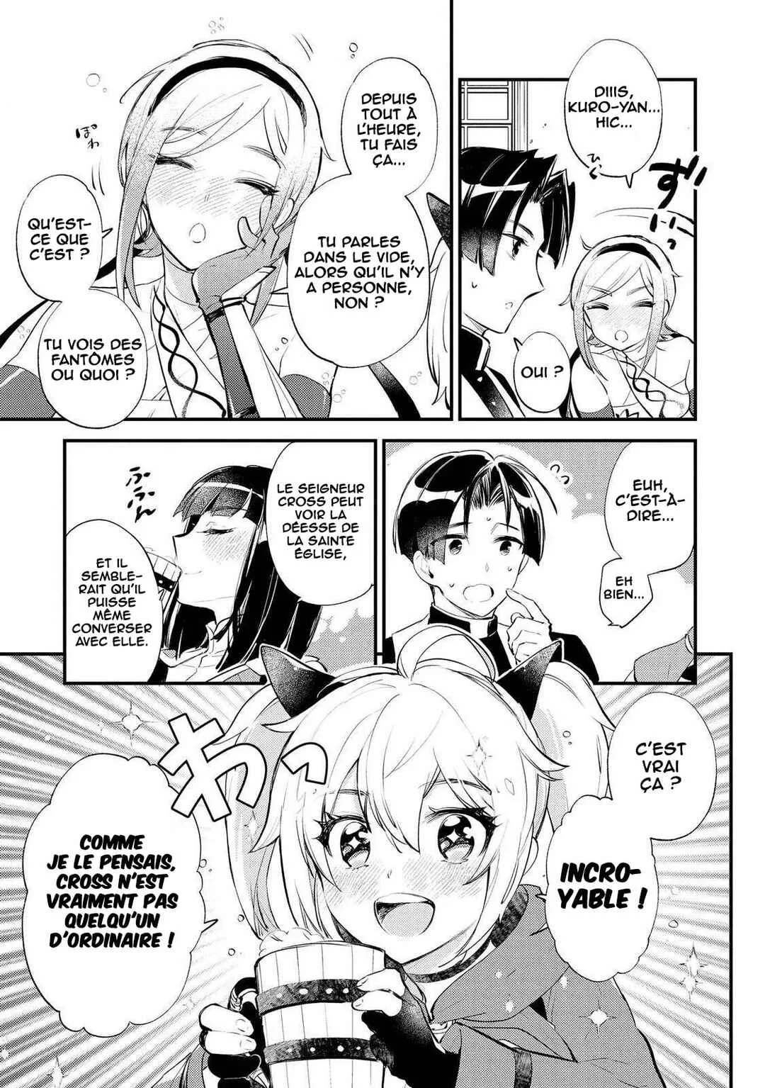 "[Jashin no Chi] ga Nagareteiru" to Iware, Shinsei Kyoukai wo Tsuihou Sareta Shinpu desu. ~Rifujin na Riyuu de Kyoukai wo Oidasaretara, Shinkou Taishou no Megami-sama mo Issho ni Tsuitekichaimashita~ Chapitre 6 - Page 24