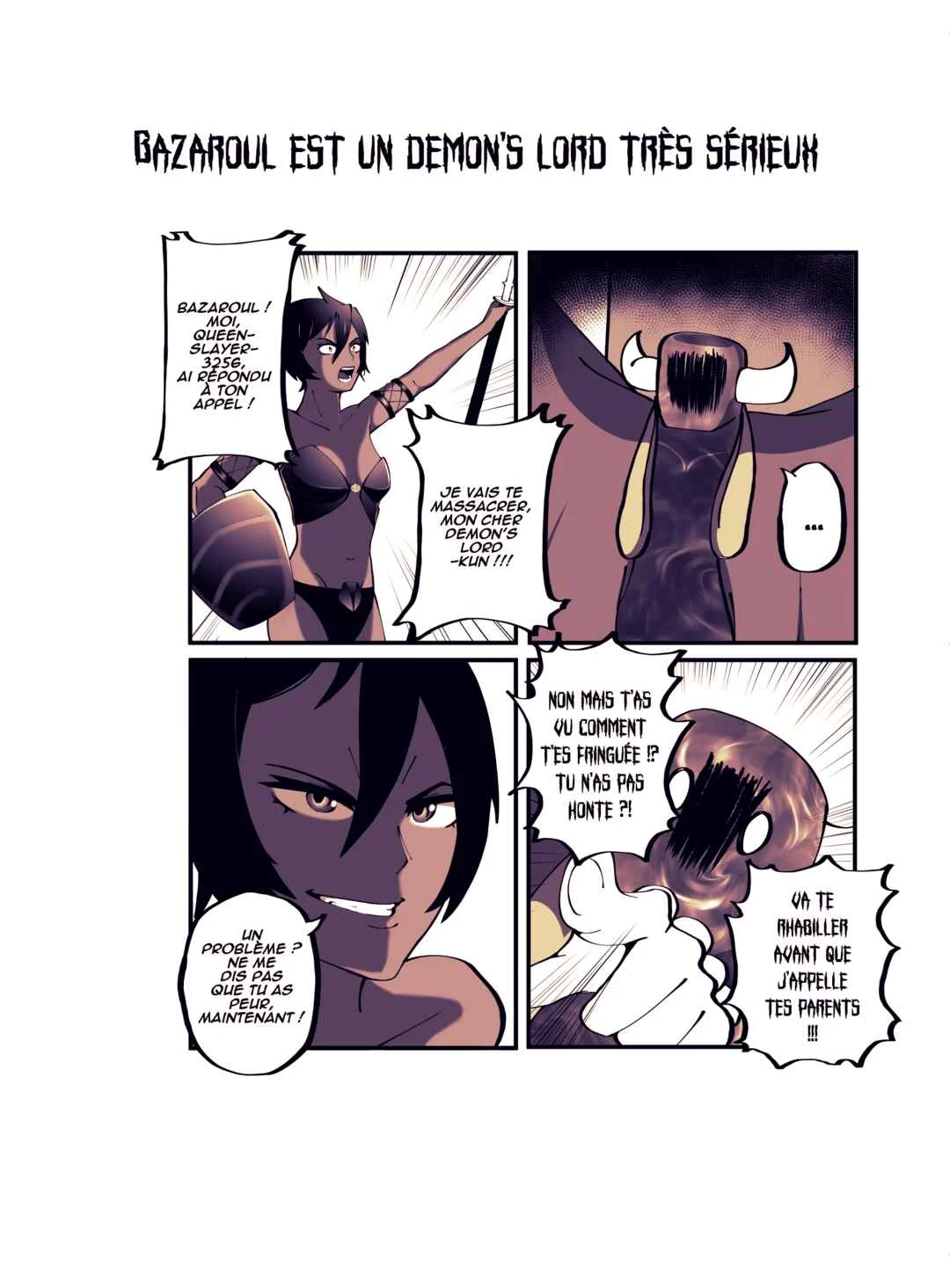 Je vais te massacrer mon cher demon lord !!! Chapitre 1: Chapitre 1 : Bazaroul est un demon's lord  - Page 5