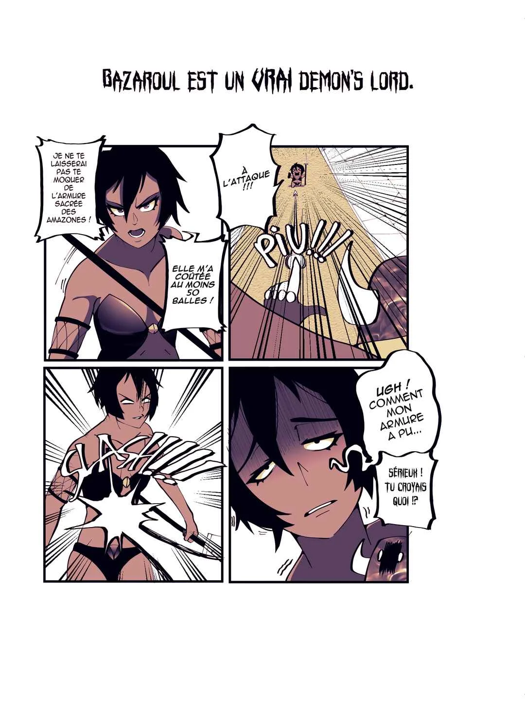 Je vais te massacrer mon cher demon lord !!! Chapitre 1: Chapitre 1 : Bazaroul est un demon's lord  - Page 6