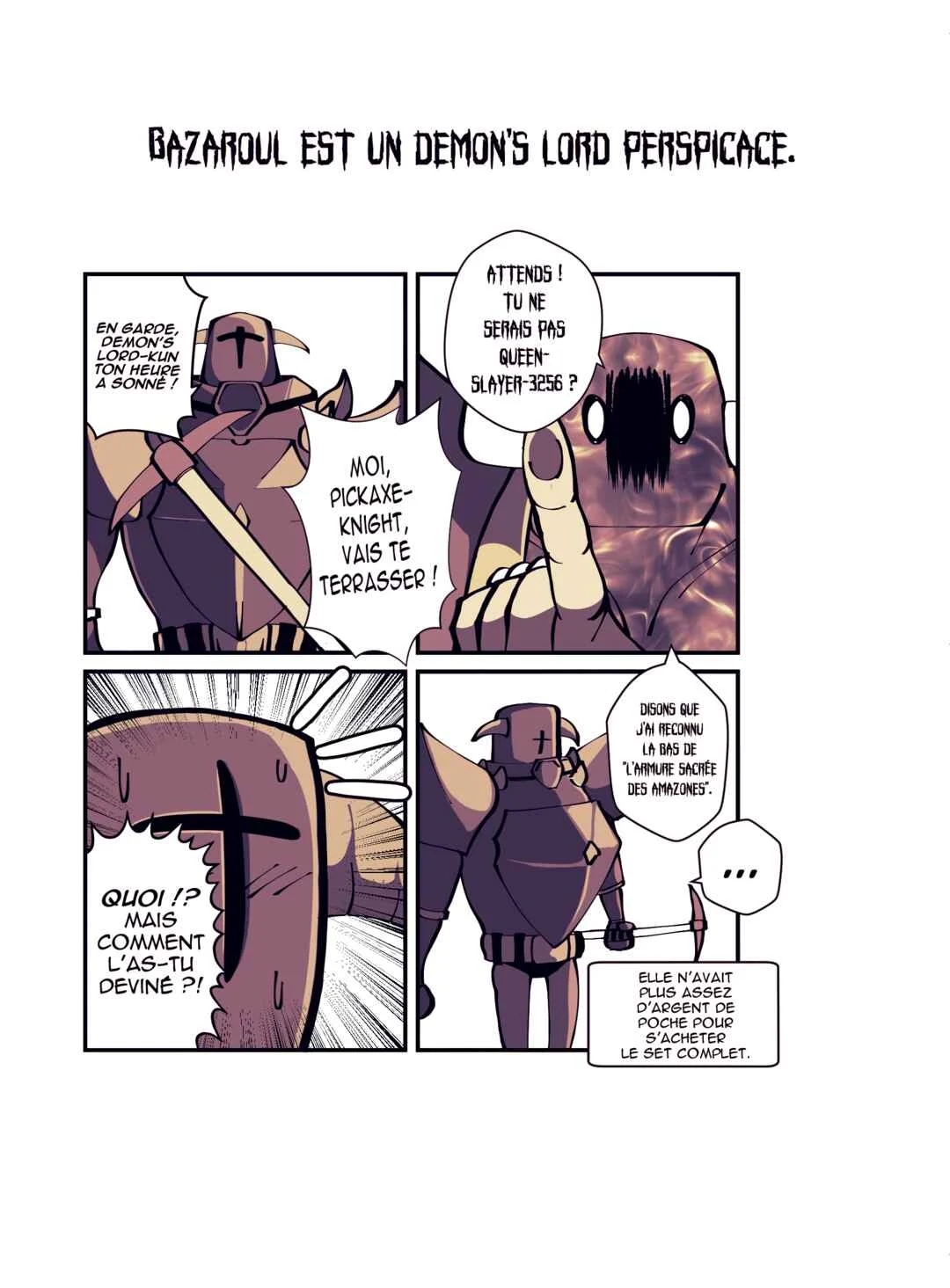 Je vais te massacrer mon cher demon lord !!! Chapitre 1: Chapitre 1 : Bazaroul est un demon's lord  - Page 8