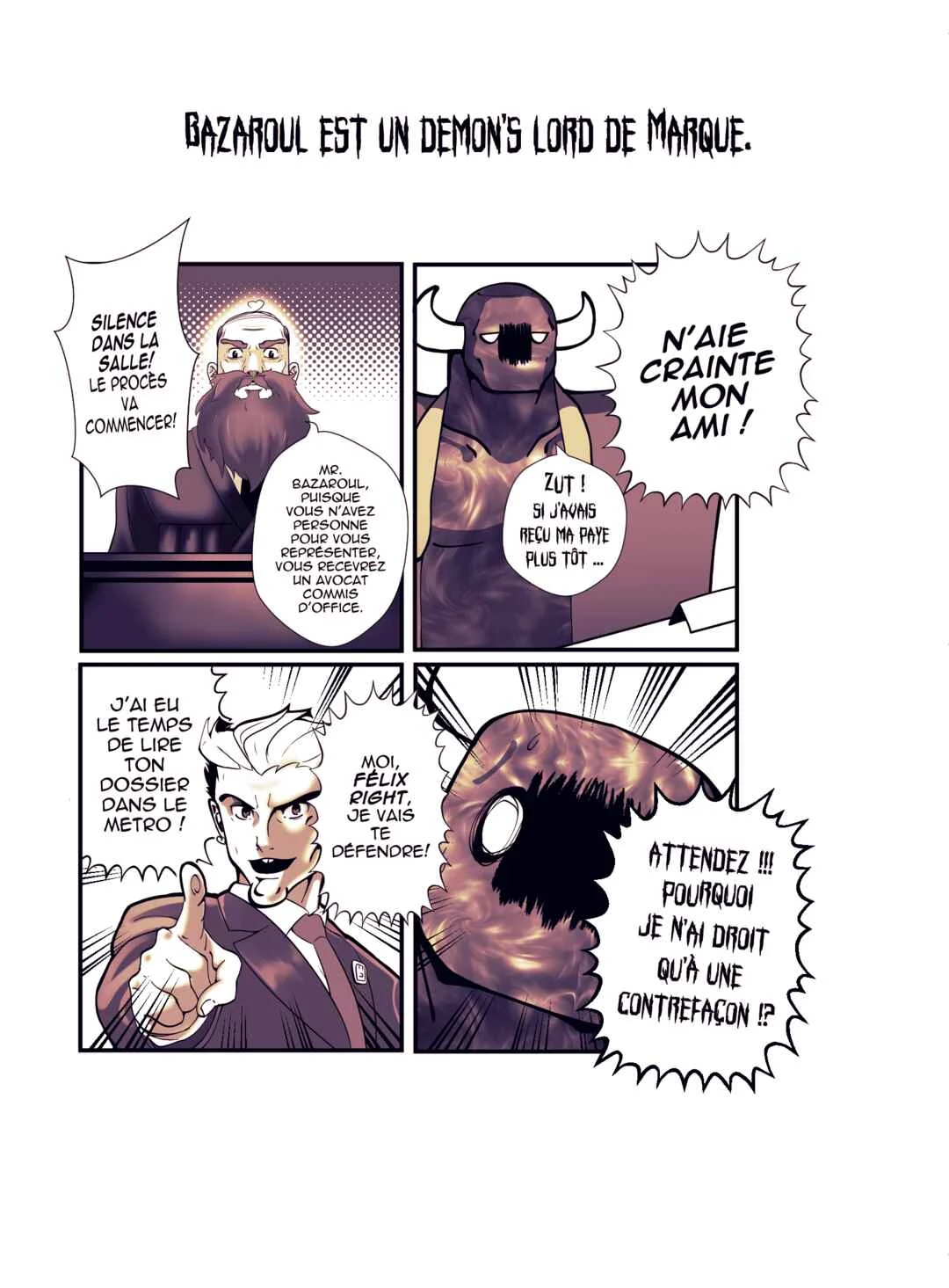 Je vais te massacrer mon cher demon lord !!! Chapitre 1: Chapitre 1 : Bazaroul est un demon's lord  - Page 10