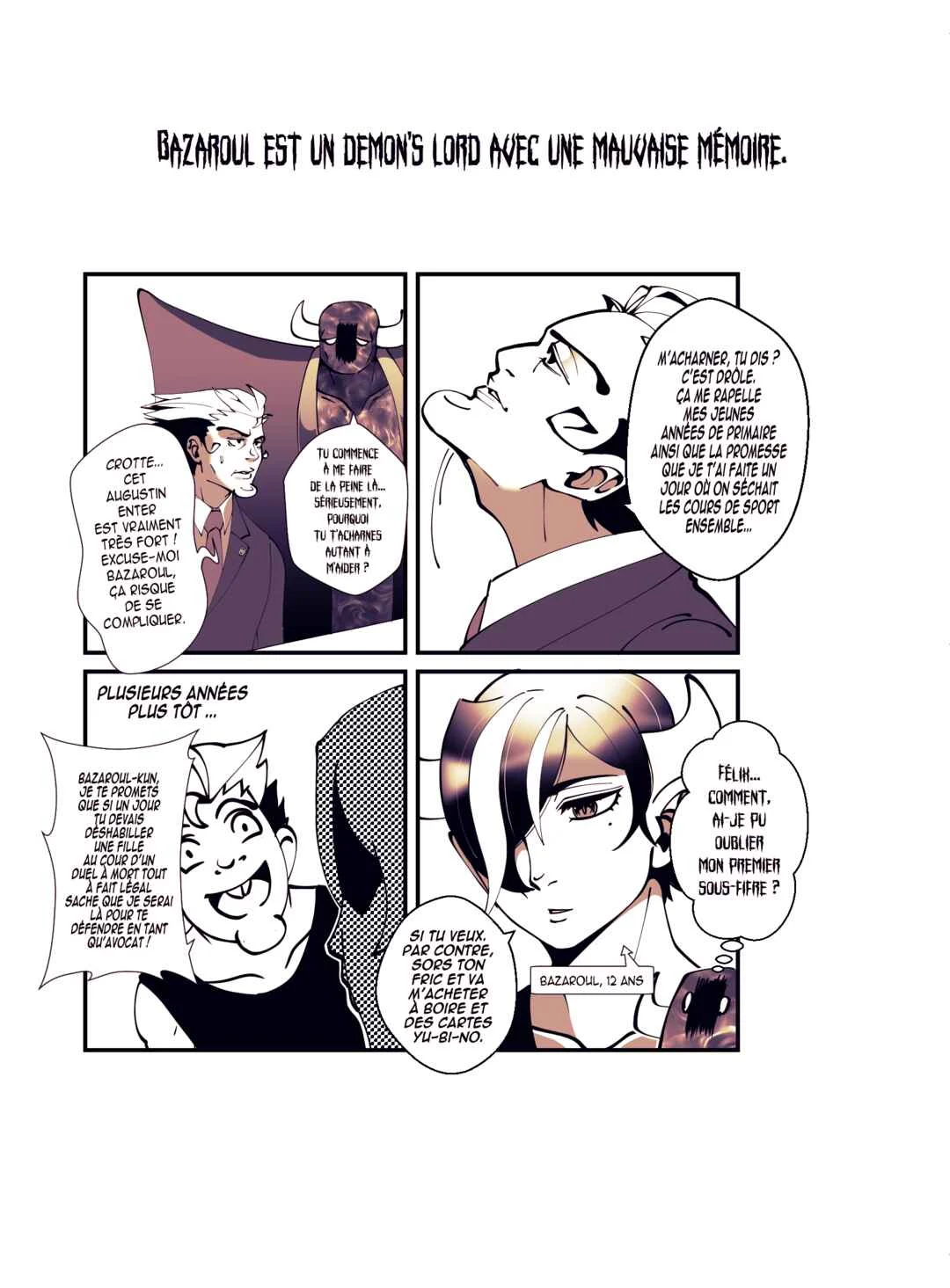 Je vais te massacrer mon cher demon lord !!! Chapitre 1: Chapitre 1 : Bazaroul est un demon's lord  - Page 14