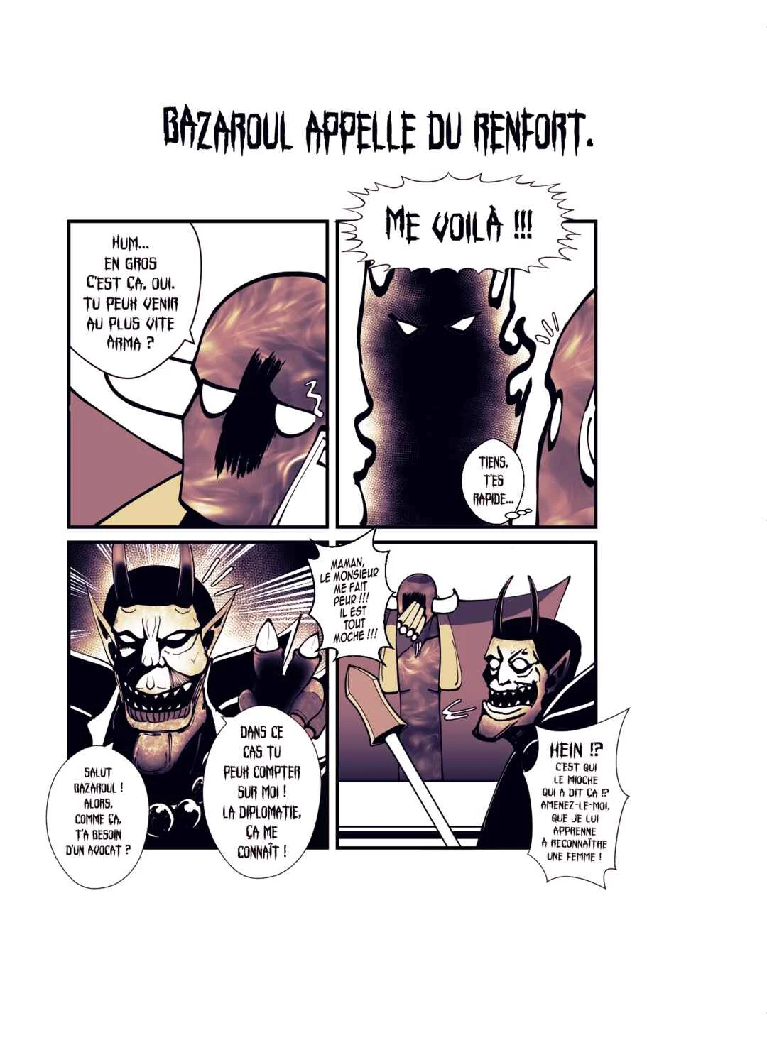 Je vais te massacrer mon cher demon lord !!! Chapitre 1: Chapitre 1 : Bazaroul est un demon's lord  - Page 16