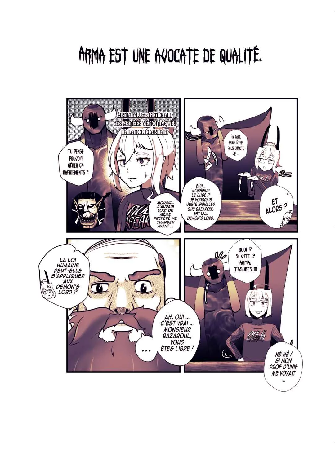 Je vais te massacrer mon cher demon lord !!! Chapitre 1: Chapitre 1 : Bazaroul est un demon's lord  - Page 17