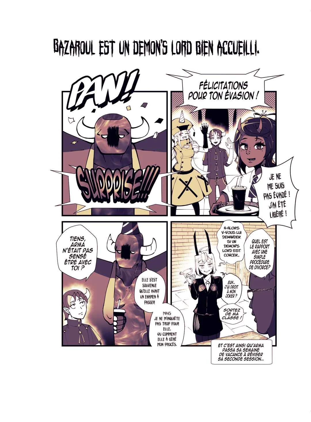 Je vais te massacrer mon cher demon lord !!! Chapitre 1: Chapitre 1 : Bazaroul est un demon's lord  - Page 19