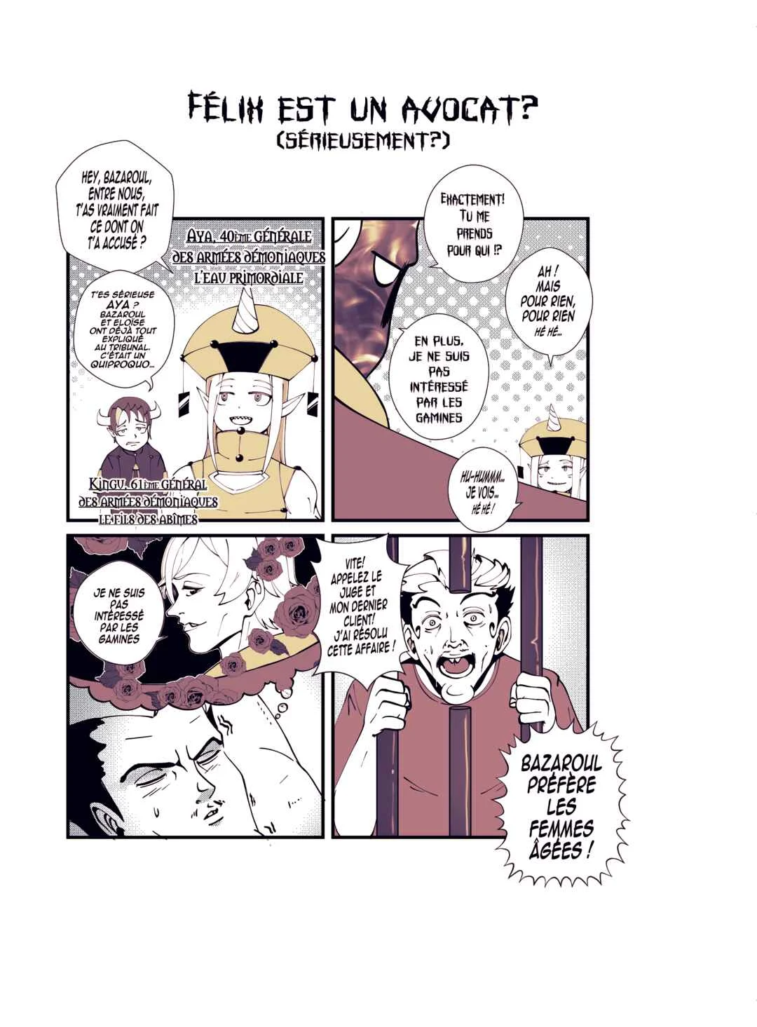 Je vais te massacrer mon cher demon lord !!! Chapitre 1: Chapitre 1 : Bazaroul est un demon's lord  - Page 20
