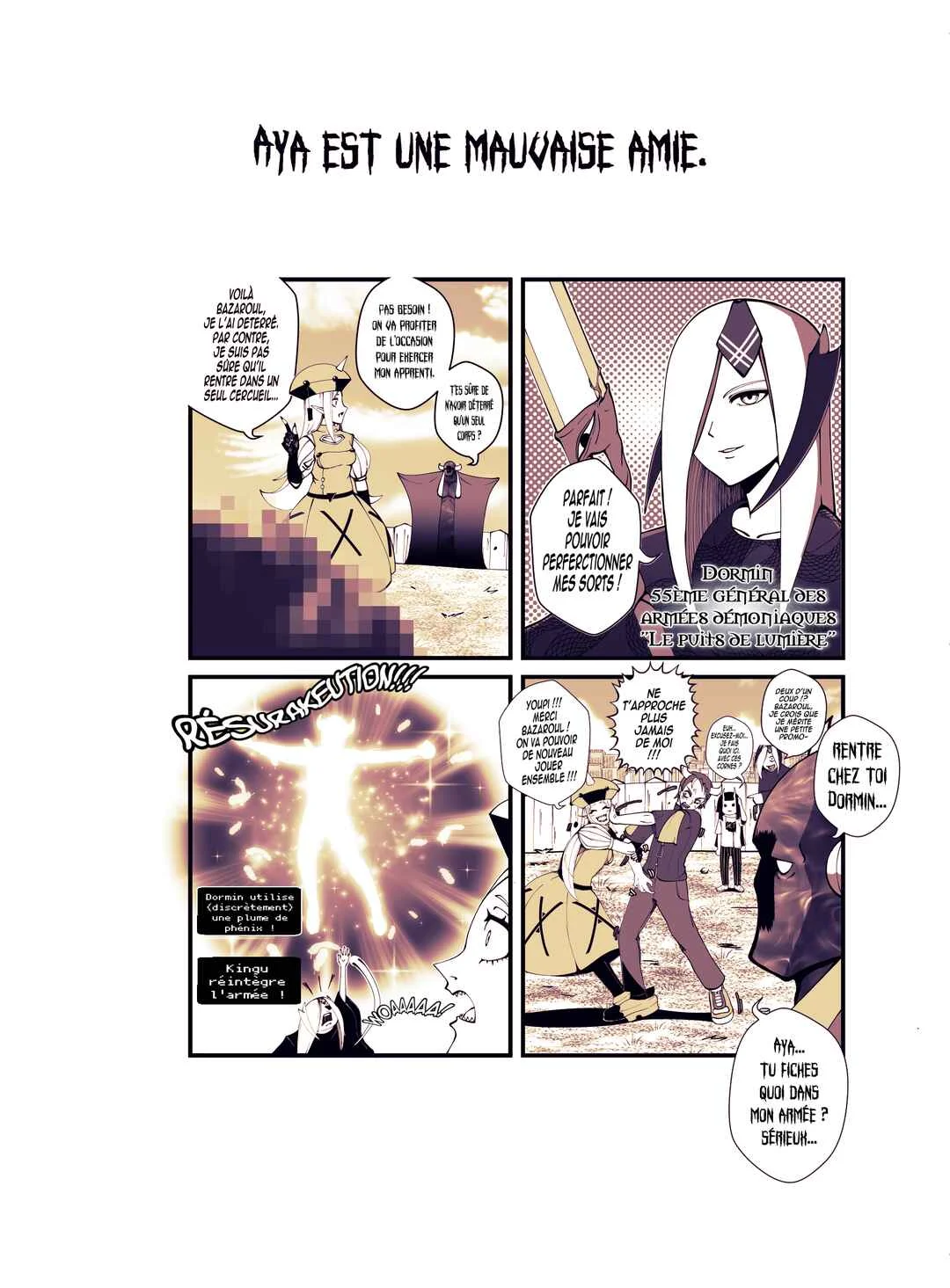 Je vais te massacrer mon cher demon lord !!! Chapitre 1: Chapitre 1 : Bazaroul est un demon's lord  - Page 25
