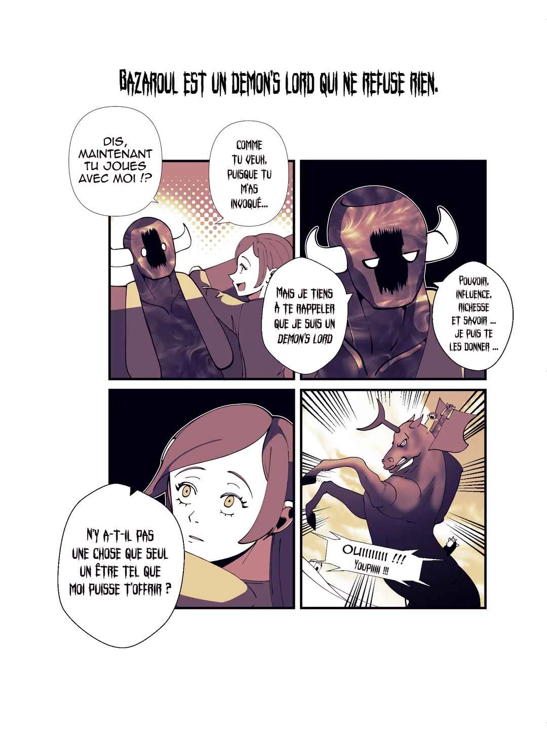 Je vais te massacrer mon cher demon lord !!! Chapitre 1: Chapitre 1 : Bazaroul est un demon's lord  - Page 29