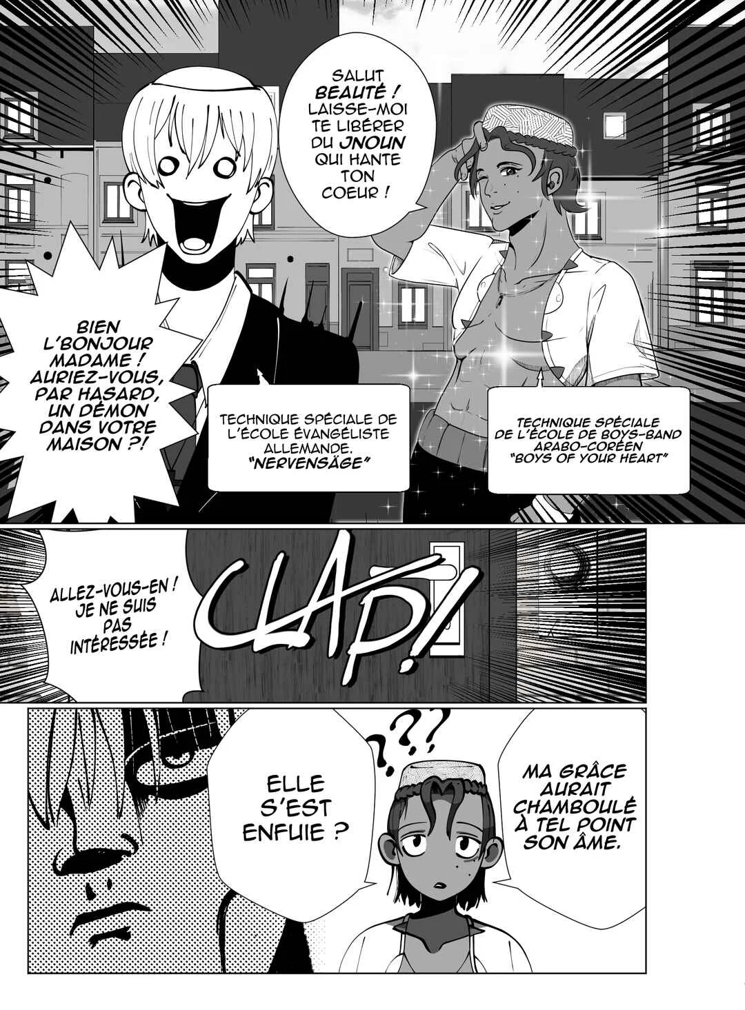 Je vais te massacrer mon cher demon lord !!! Chapitre 2: Chapitre 2 : le Moine venu du Vatican et la Star venu d'Orient (partie 1) - Page 8
