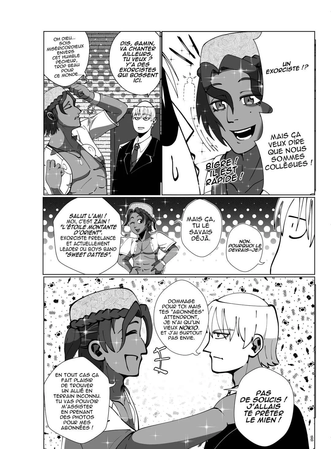 Je vais te massacrer mon cher demon lord !!! Chapitre 2: Chapitre 2 : le Moine venu du Vatican et la Star venu d'Orient (partie 1) - Page 9