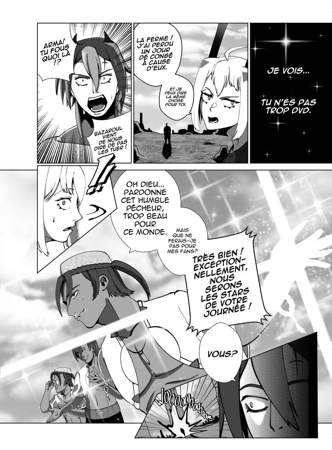 Je vais te massacrer mon cher demon lord !!! Chapitre 2: Chapitre 2 : le Moine venu du Vatican et la Star venu d'Orient (partie 1) - Page 21