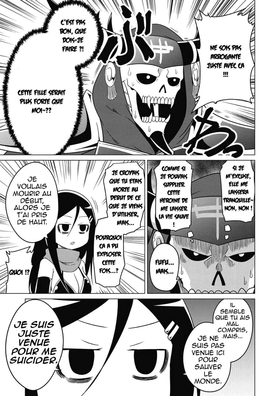 Jisatsushitai Onna Yuusha ni Maou ga Komarasareteimasu! Chapitre 1 - Page 13