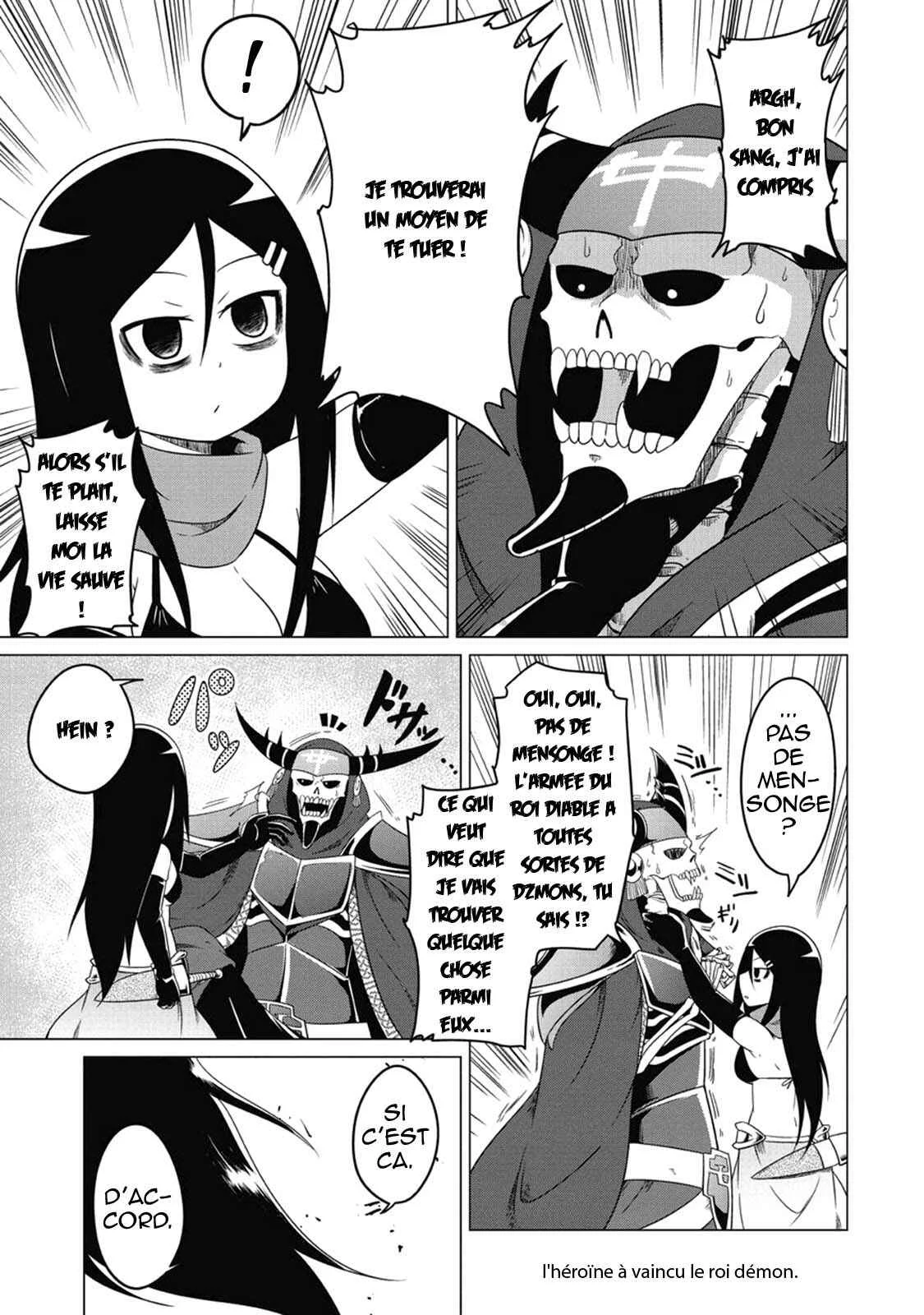 Jisatsushitai Onna Yuusha ni Maou ga Komarasareteimasu! Chapitre 1 - Page 21