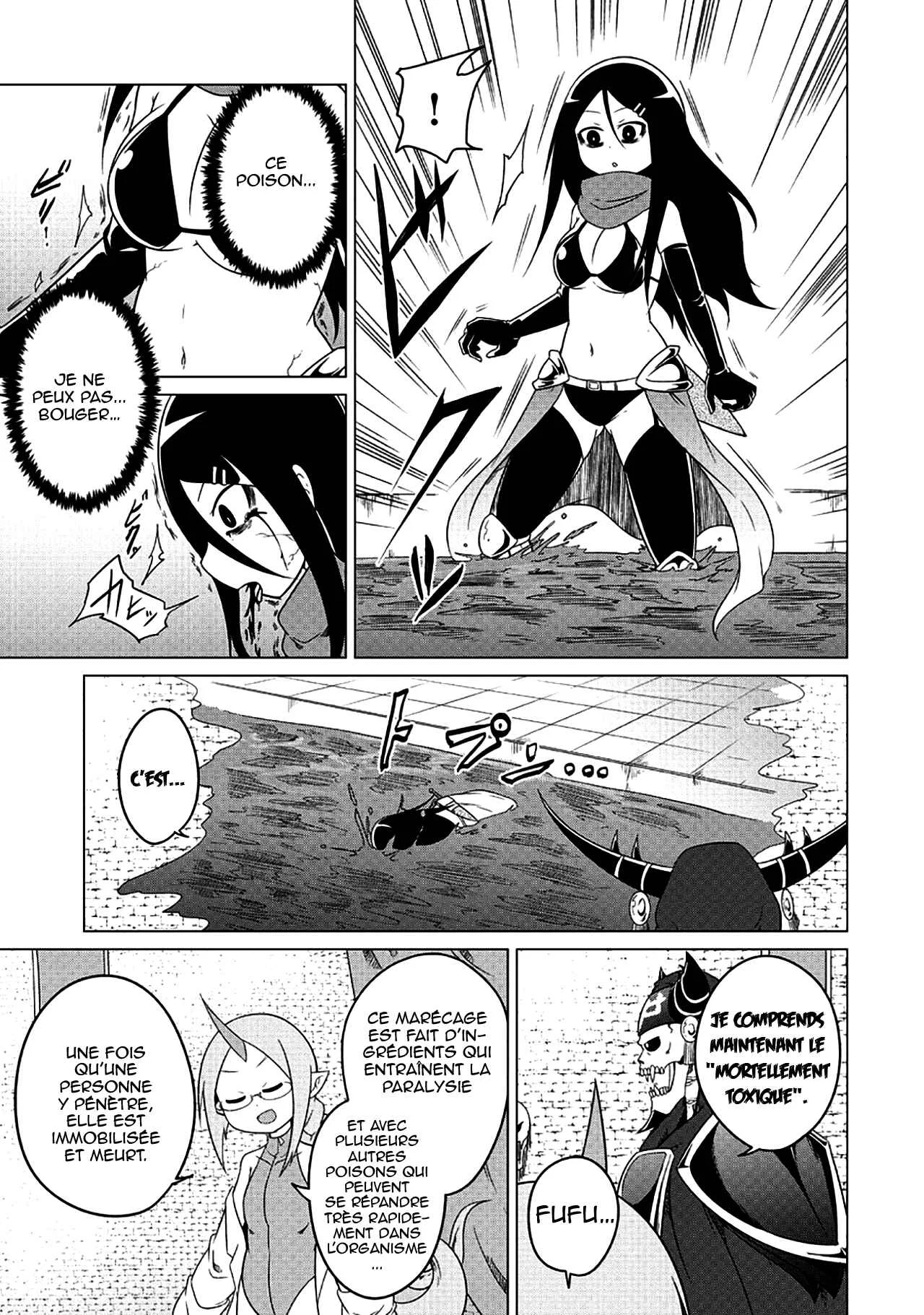 Jisatsushitai Onna Yuusha ni Maou ga Komarasareteimasu! Chapitre 2: L'héroine se noie dans un marécage empoisonné - Page 8