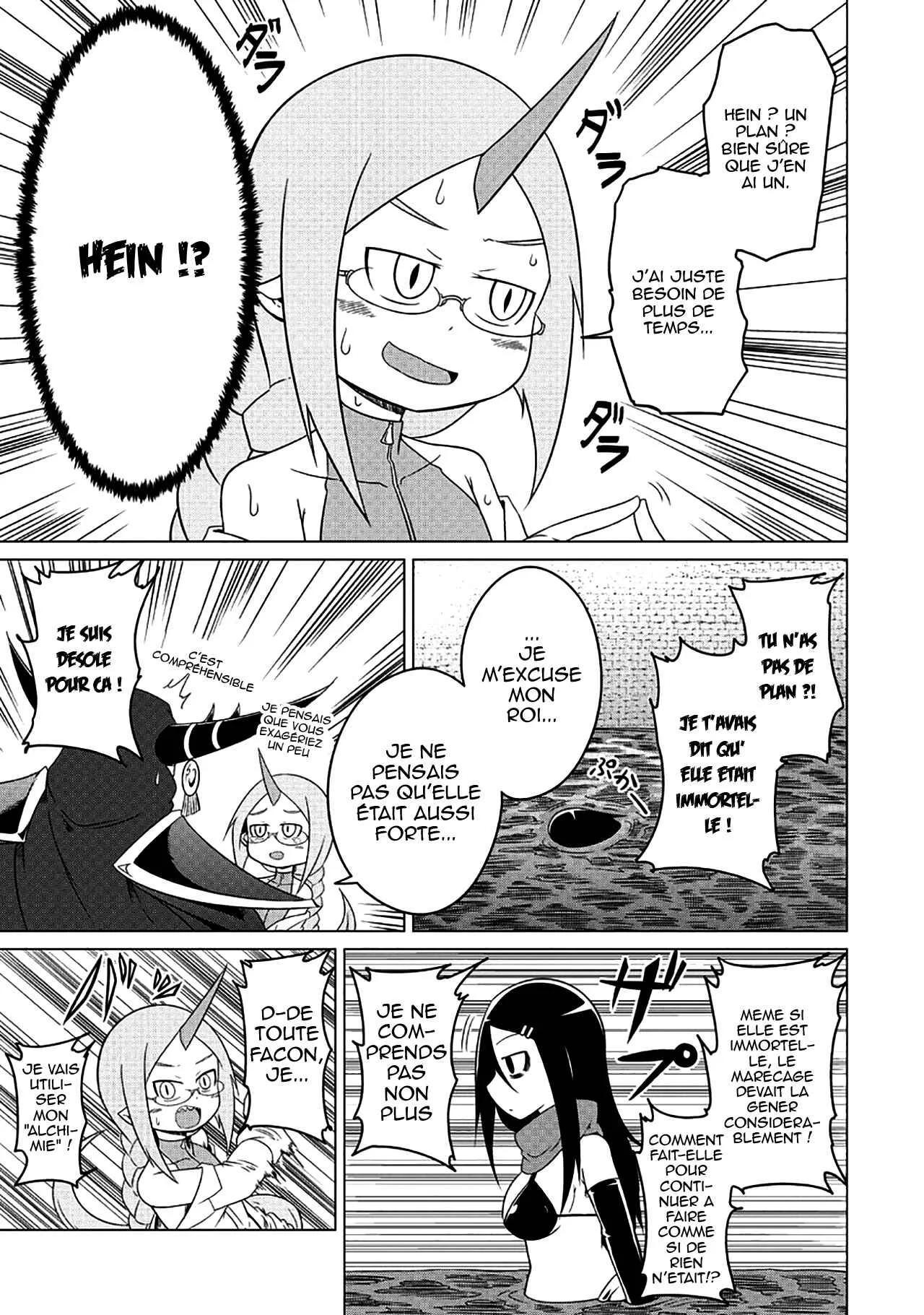 Jisatsushitai Onna Yuusha ni Maou ga Komarasareteimasu! Chapitre 2: L'héroine se noie dans un marécage empoisonné - Page 10