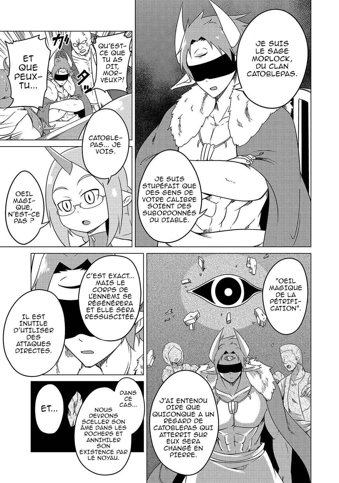 Jisatsushitai Onna Yuusha ni Maou ga Komarasareteimasu! Chapitre 4: Réunion d'urgence au château du Roi Démon - Page 4