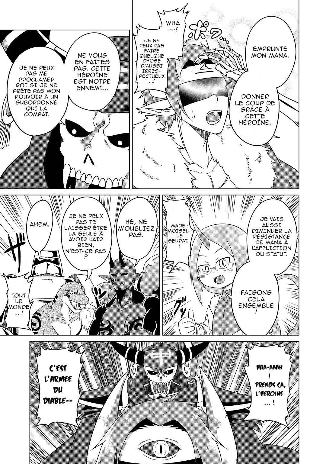 Jisatsushitai Onna Yuusha ni Maou ga Komarasareteimasu! Chapitre 4: Réunion d'urgence au château du Roi Démon - Page 10