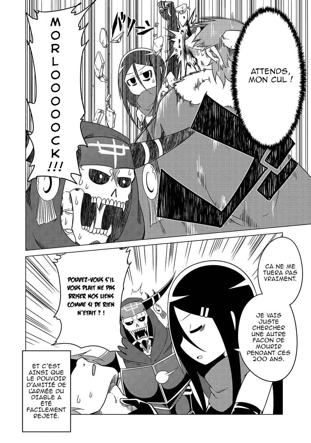 Jisatsushitai Onna Yuusha ni Maou ga Komarasareteimasu! Chapitre 4: Réunion d'urgence au château du Roi Démon - Page 13