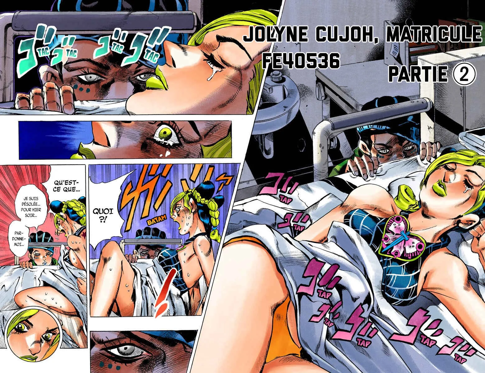 JoJo no Kimyou na Bouken: Part 6 - Stone Ocean Color-ban Chapitre 5: Jolyne Cujoh, matricule FE40536 Partie 2 - Page 2