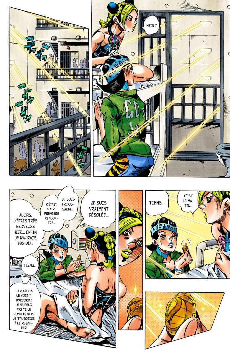 JoJo no Kimyou na Bouken: Part 6 - Stone Ocean Color-ban Chapitre 5: Jolyne Cujoh, matricule FE40536 Partie 2 - Page 3