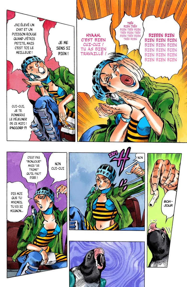 JoJo no Kimyou na Bouken: Part 6 - Stone Ocean Color-ban Chapitre 5: Jolyne Cujoh, matricule FE40536 Partie 2 - Page 11