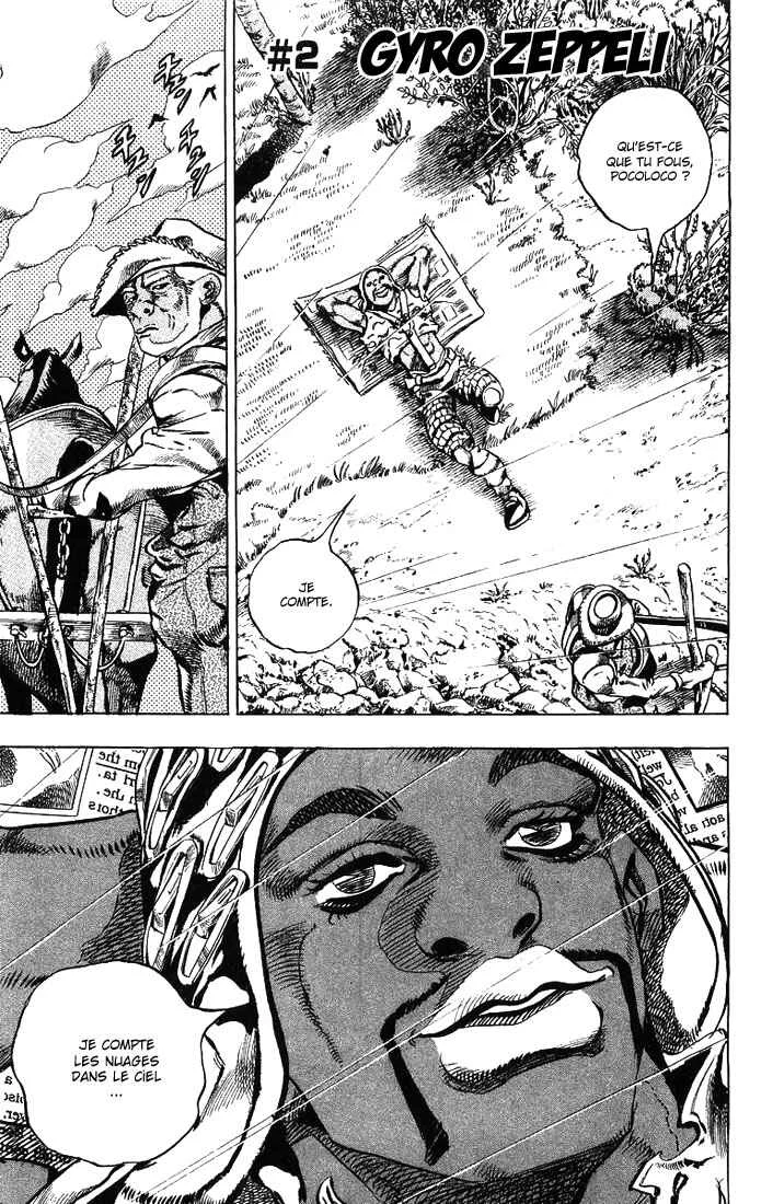 JoJo no Kimyou na Bouken: Part 7 - Steel Ball Run Chapitre 2: Gyro Zeppeli - Page 1