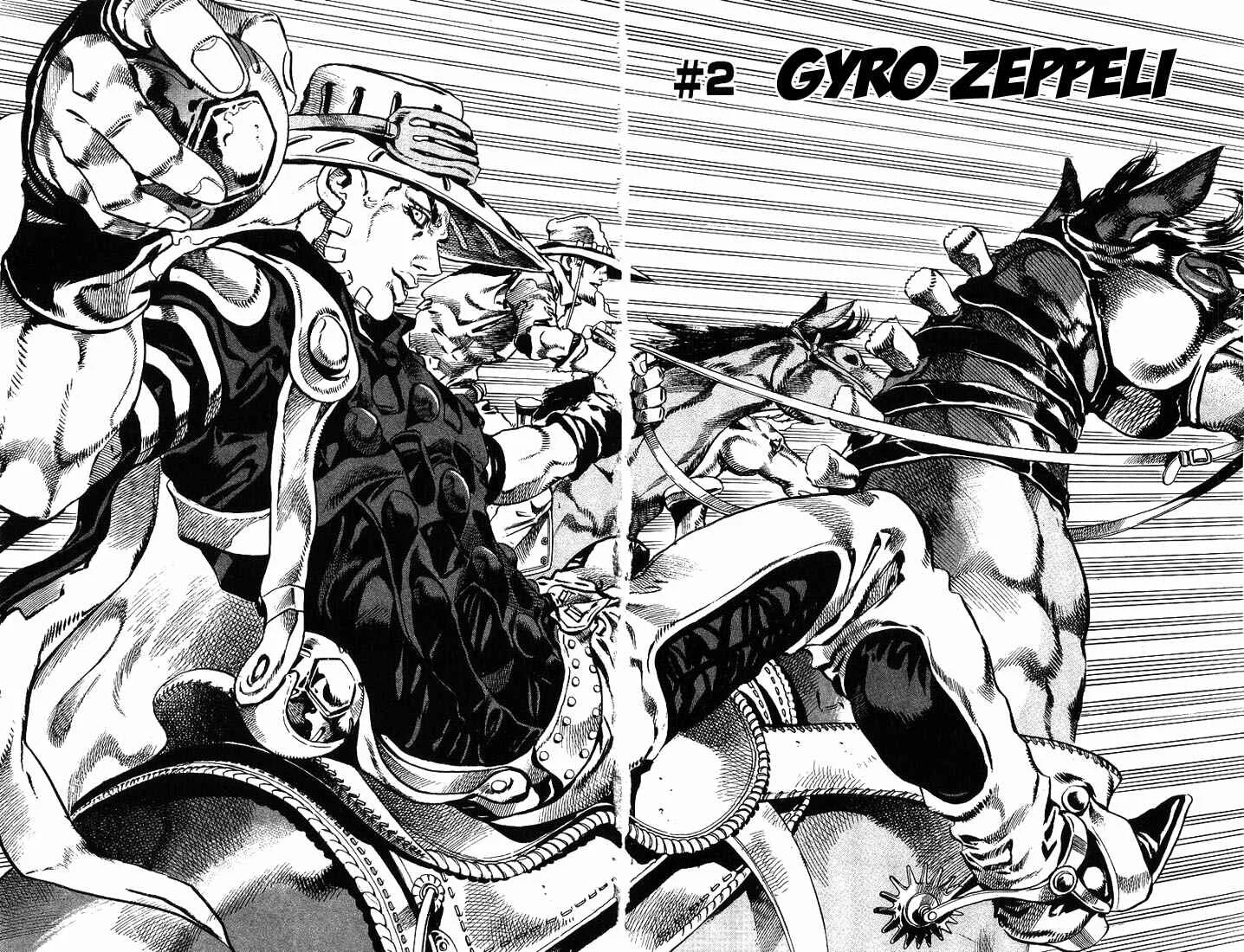 JoJo no Kimyou na Bouken: Part 7 - Steel Ball Run Chapitre 2: Gyro Zeppeli - Page 2