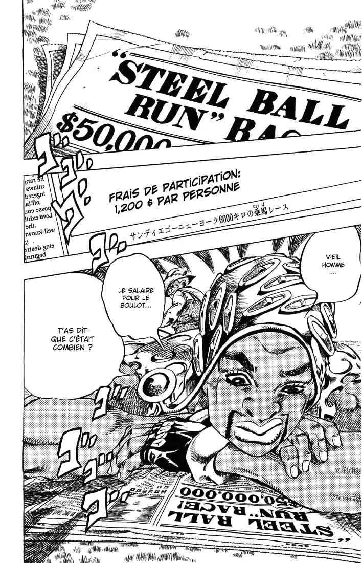 JoJo no Kimyou na Bouken: Part 7 - Steel Ball Run Chapitre 2: Gyro Zeppeli - Page 7