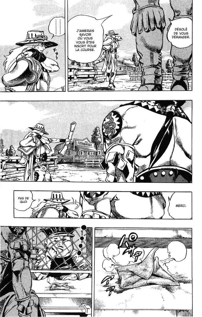 JoJo no Kimyou na Bouken: Part 7 - Steel Ball Run Chapitre 4: 25 septembre 1890, 7h06. Commence dans trois heures. - Page 12