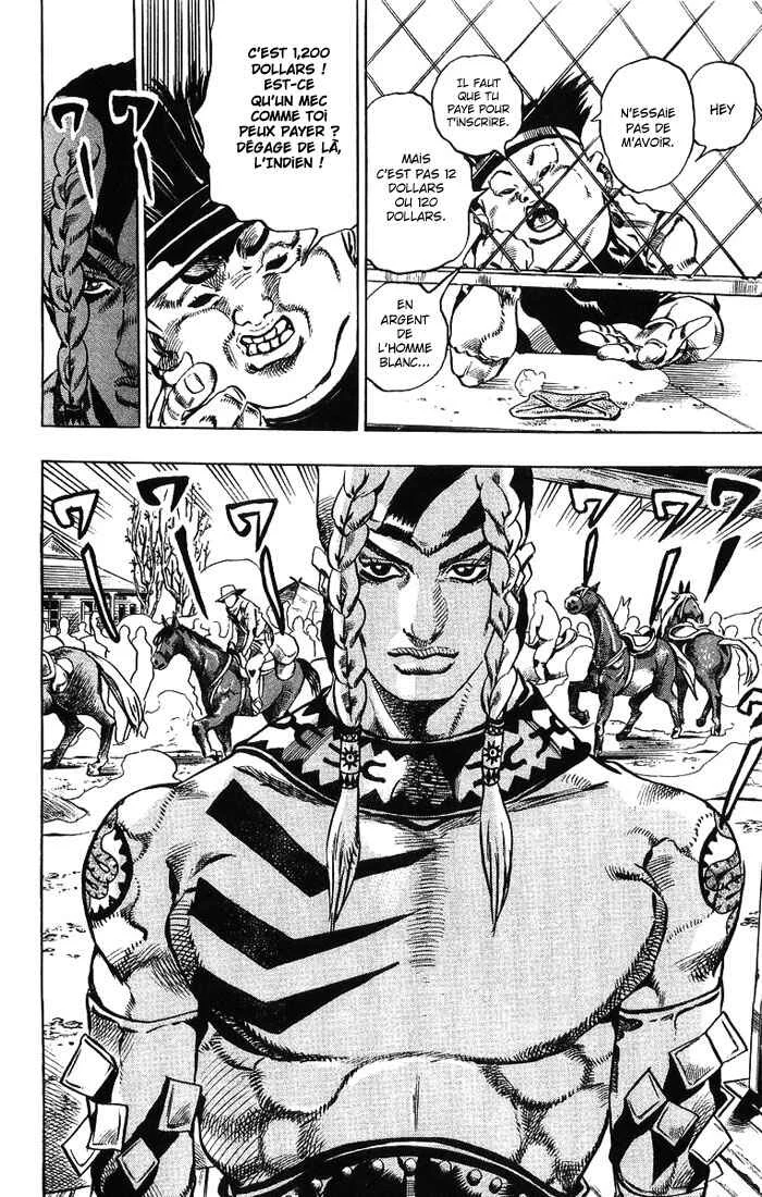 JoJo no Kimyou na Bouken: Part 7 - Steel Ball Run Chapitre 4: 25 septembre 1890, 7h06. Commence dans trois heures. - Page 13