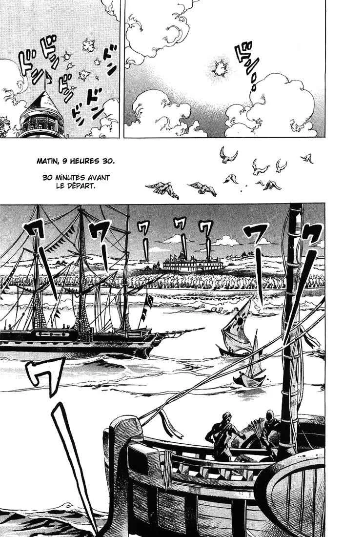 JoJo no Kimyou na Bouken: Part 7 - Steel Ball Run Chapitre 4: 25 septembre 1890, 7h06. Commence dans trois heures. - Page 16