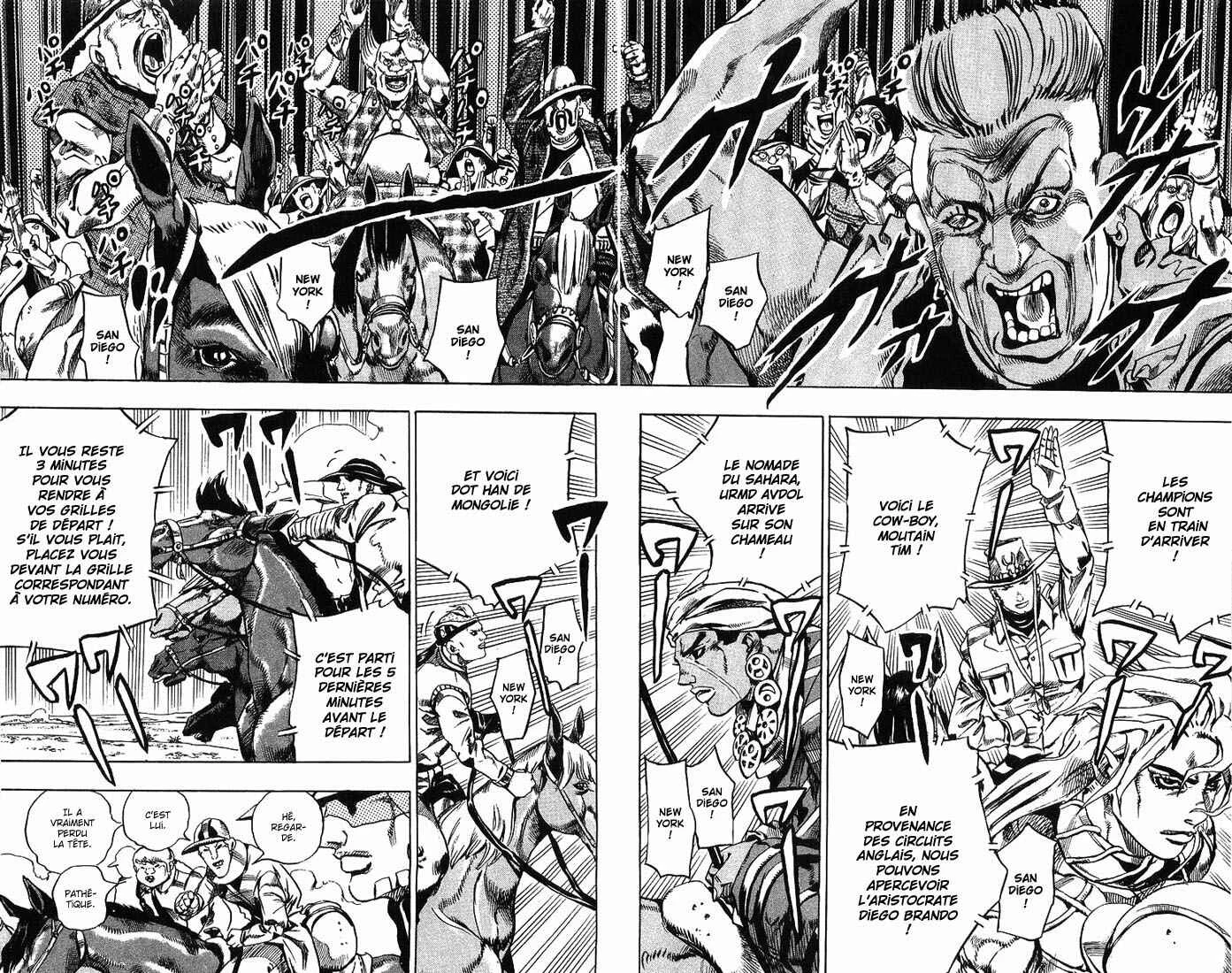 JoJo no Kimyou na Bouken: Part 7 - Steel Ball Run Chapitre 4: 25 septembre 1890, 7h06. Commence dans trois heures. - Page 19