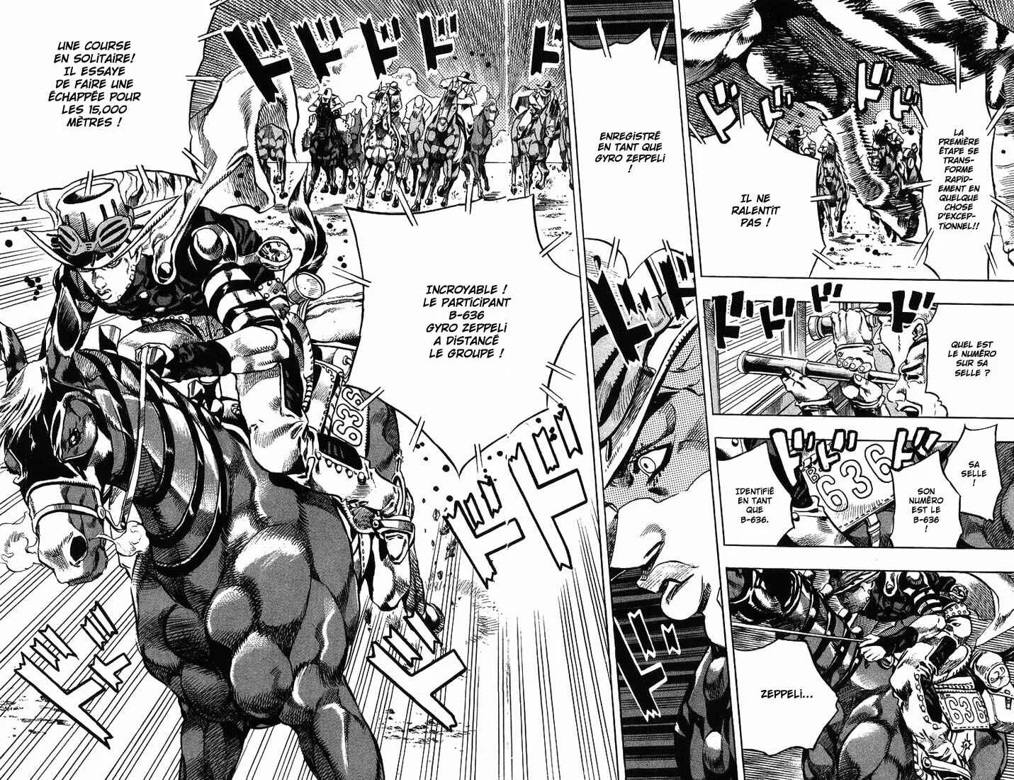 JoJo no Kimyou na Bouken: Part 7 - Steel Ball Run Chapitre 5: 1st. STAGE 15,000 metres - Page 6