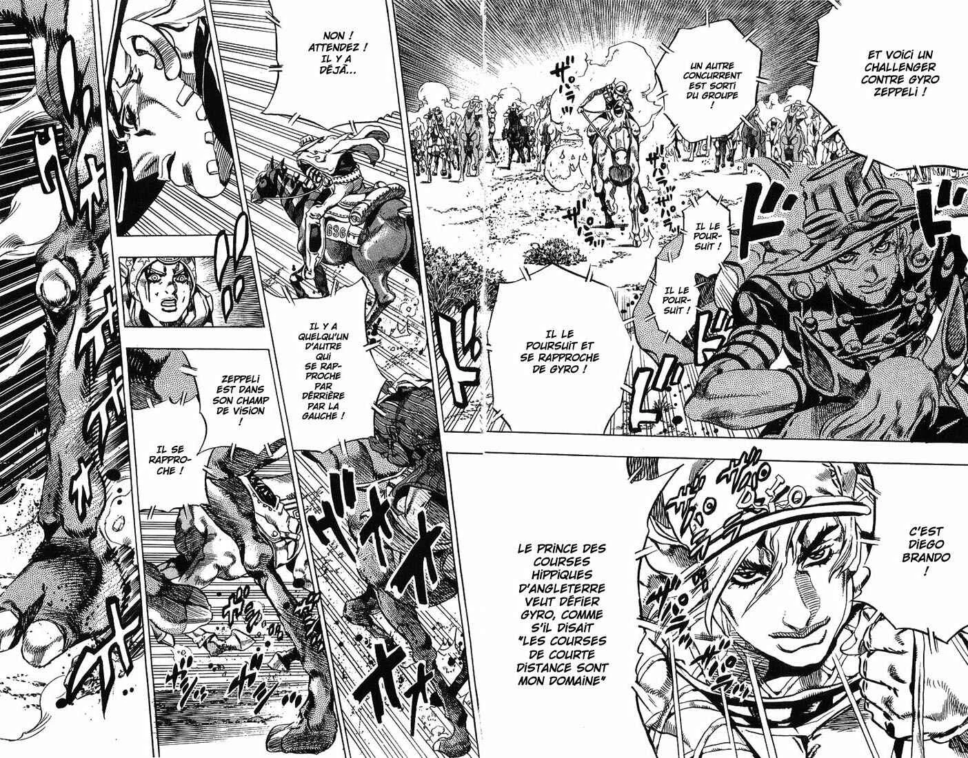 JoJo no Kimyou na Bouken: Part 7 - Steel Ball Run Chapitre 5: 1st. STAGE 15,000 metres - Page 11