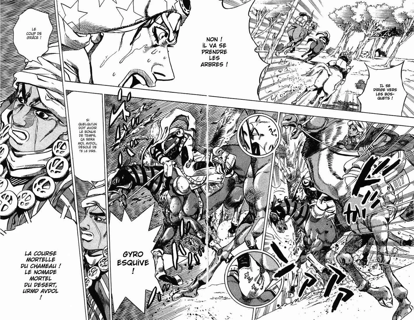 JoJo no Kimyou na Bouken: Part 7 - Steel Ball Run Chapitre 5: 1st. STAGE 15,000 metres - Page 17