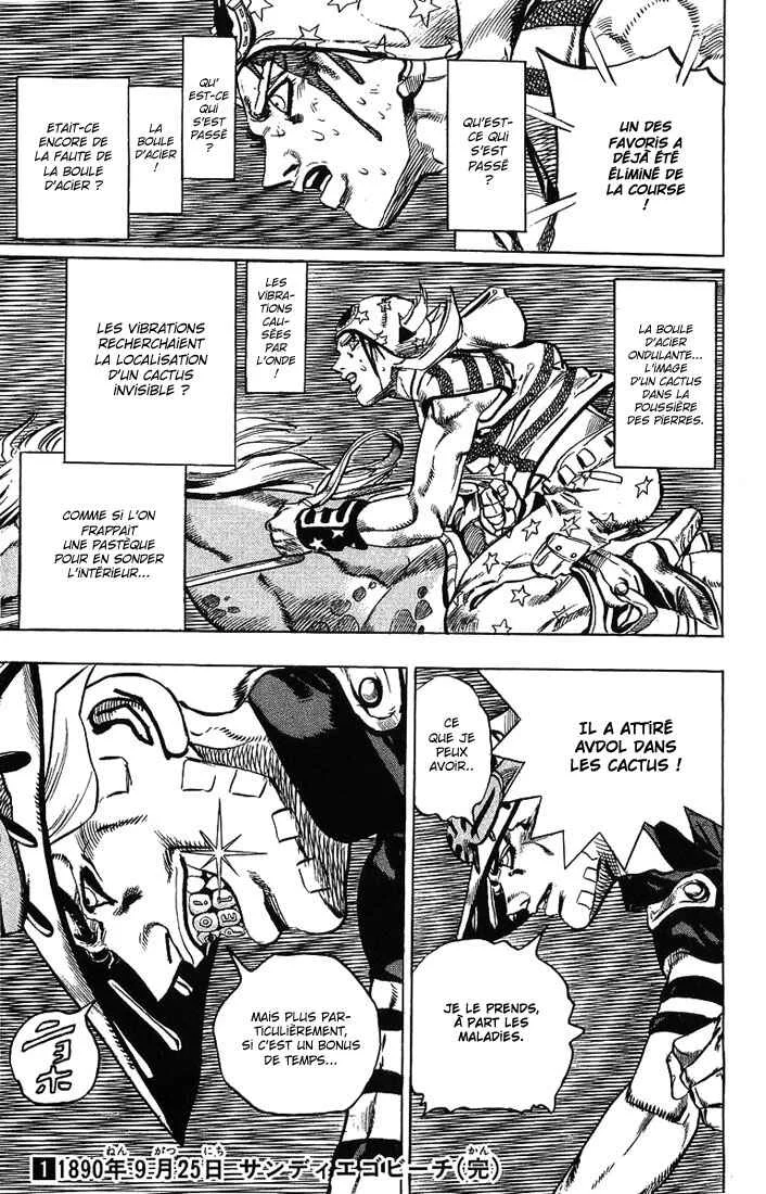 JoJo no Kimyou na Bouken: Part 7 - Steel Ball Run Chapitre 5: 1st. STAGE 15,000 metres - Page 24