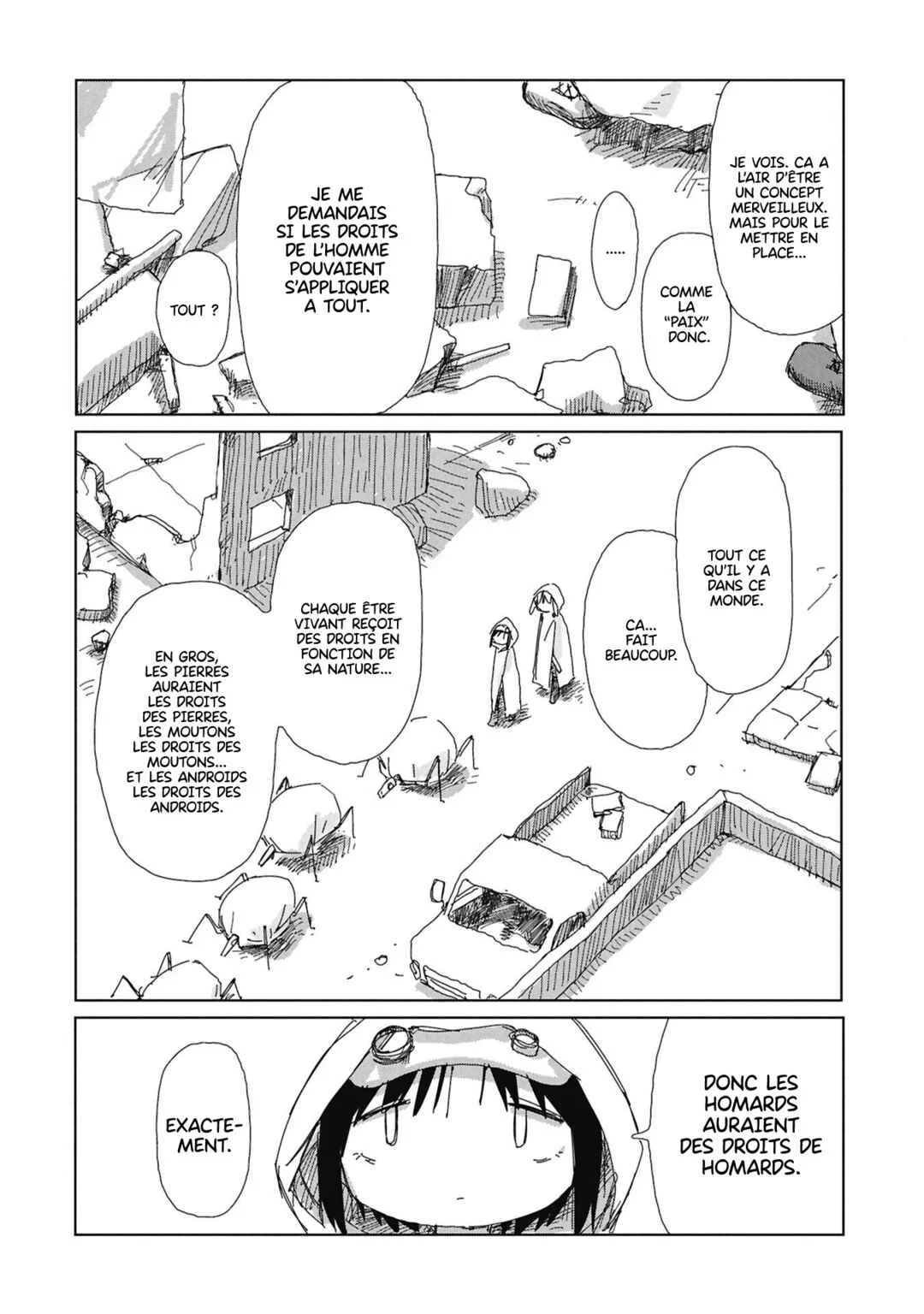 Kaisou Toshi Danpenshuu Chapitre 3: A propos des droit de tout - Page 13