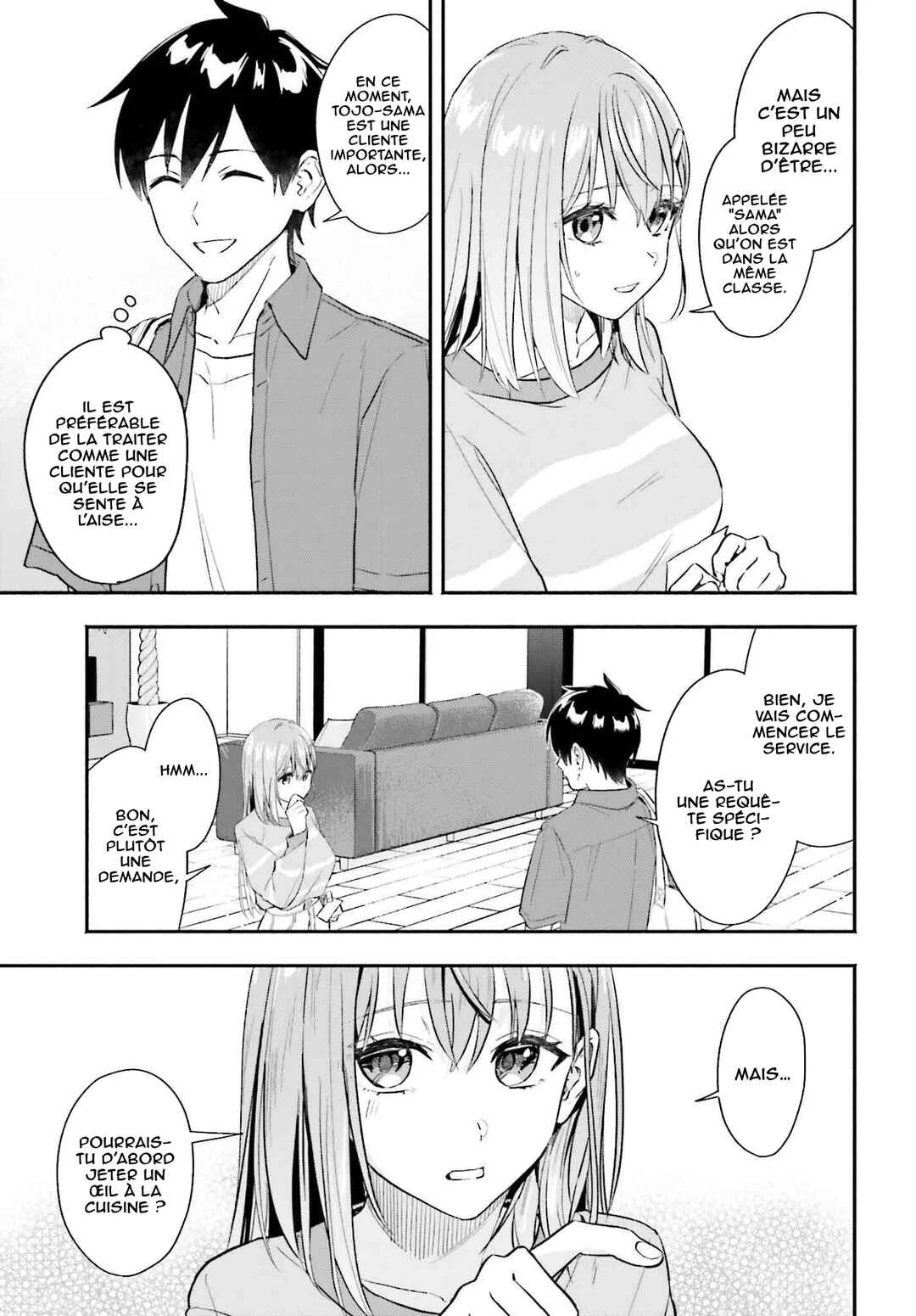 Kaji Daikou no Arubaito wo Hajimetara Gakuen Ichi no Bishoujo no Kazoku ni Kiniirarechaimashita. Chapitre 1 - Page 28