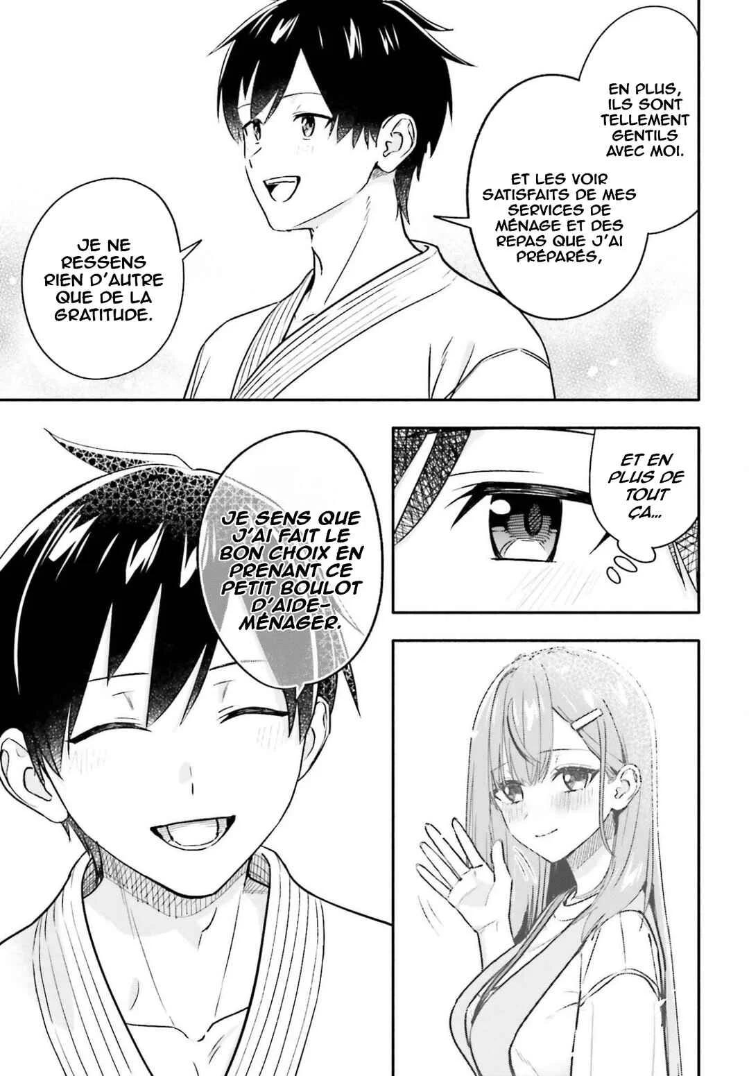Kaji Daikou no Arubaito wo Hajimetara Gakuen Ichi no Bishoujo no Kazoku ni Kiniirarechaimashita. Chapitre 12 - Page 17