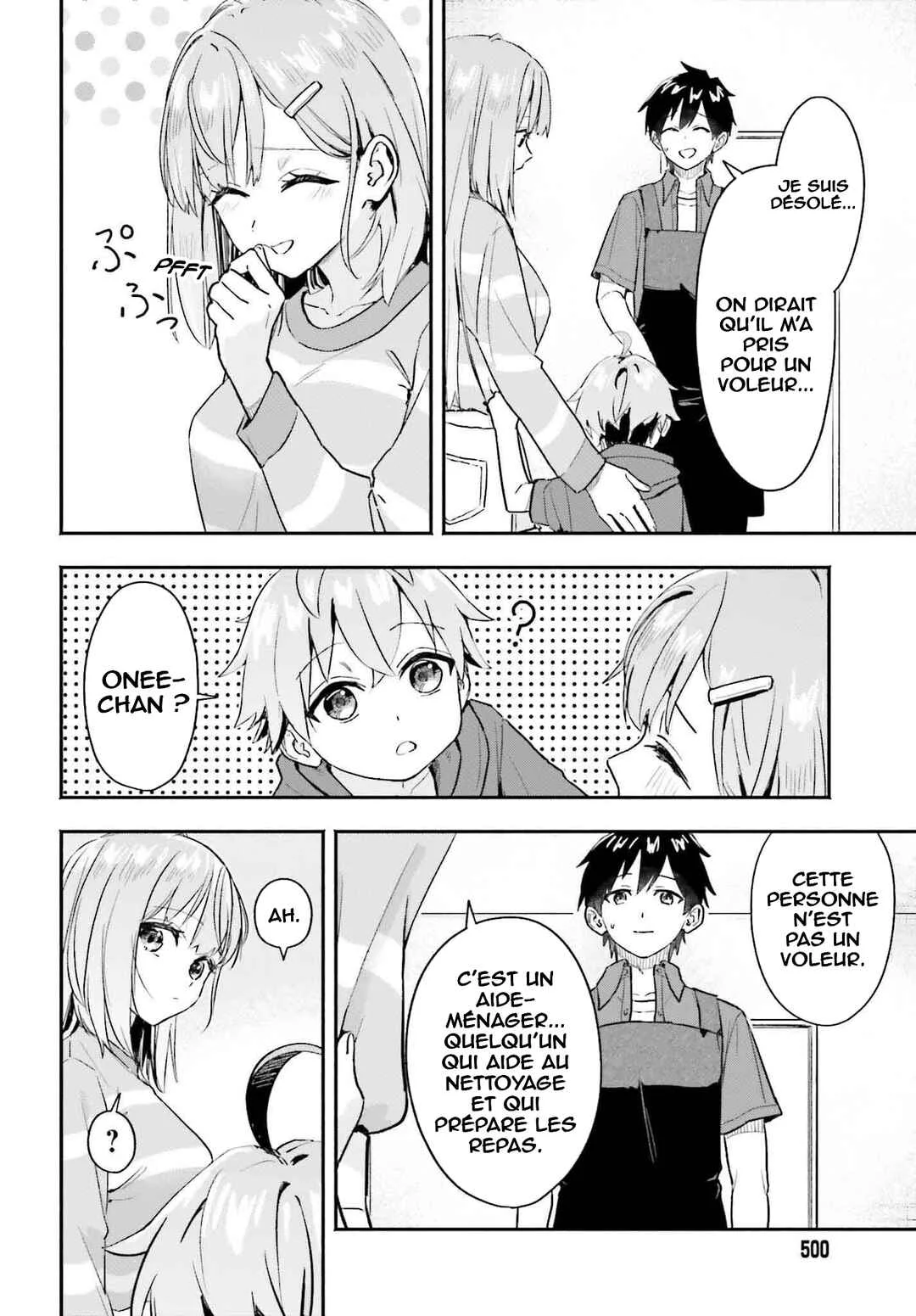 Kaji Daikou no Arubaito wo Hajimetara Gakuen Ichi no Bishoujo no Kazoku ni Kiniirarechaimashita. Chapitre 2 - Page 8