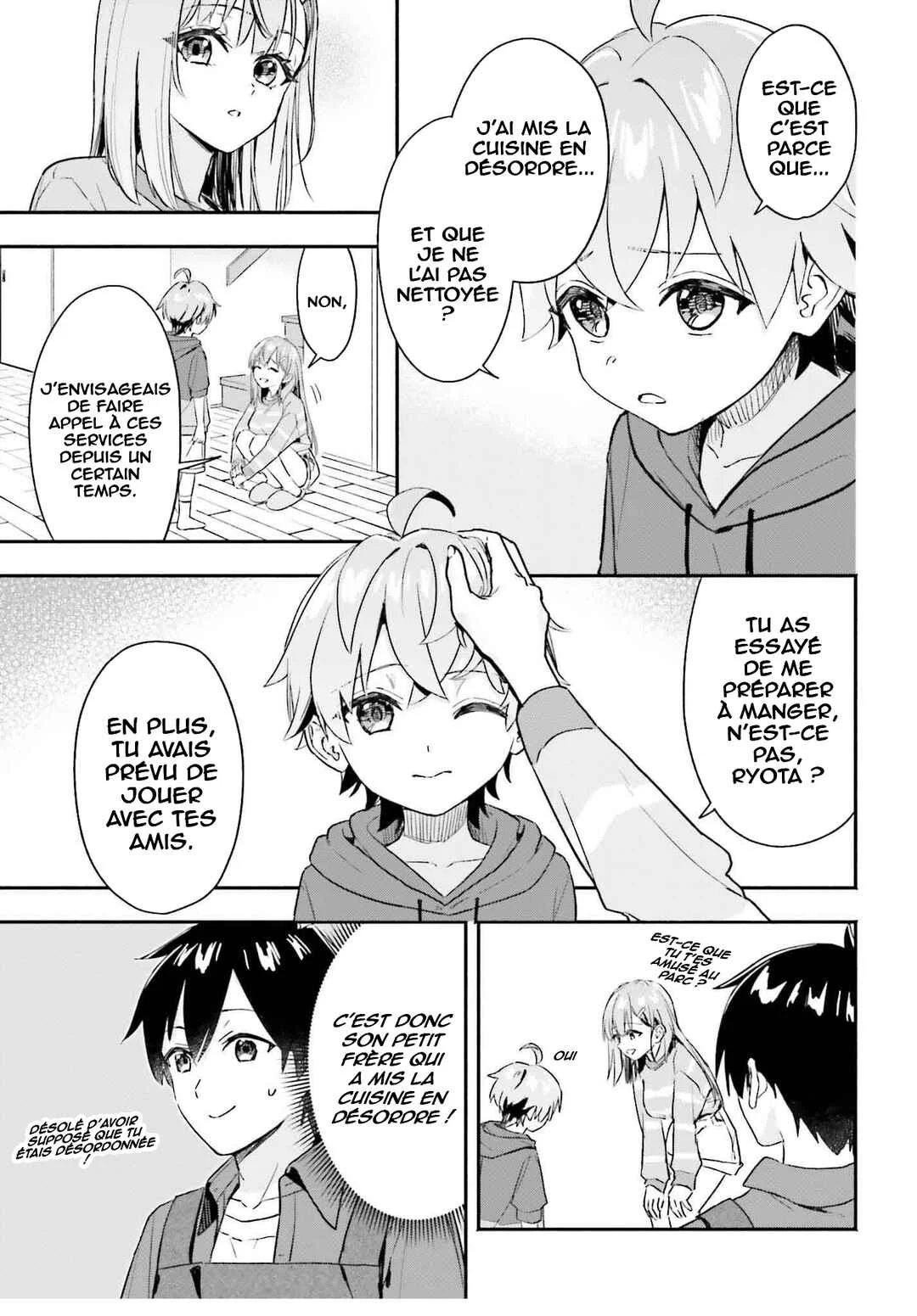 Kaji Daikou no Arubaito wo Hajimetara Gakuen Ichi no Bishoujo no Kazoku ni Kiniirarechaimashita. Chapitre 2 - Page 9