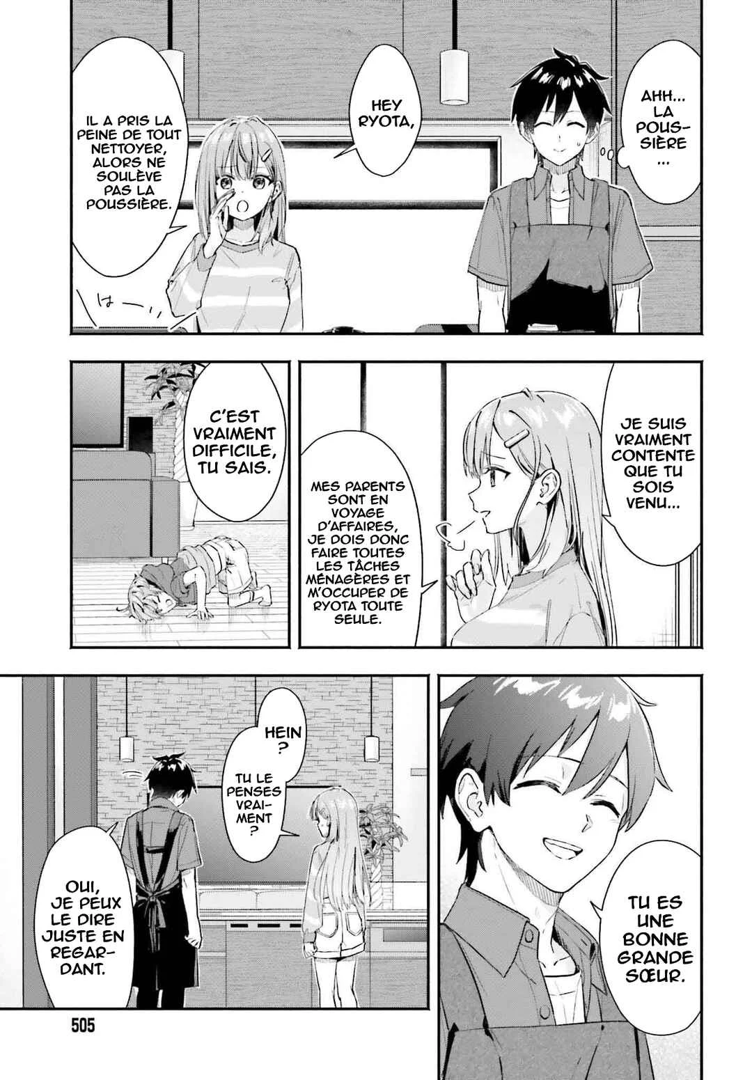 Kaji Daikou no Arubaito wo Hajimetara Gakuen Ichi no Bishoujo no Kazoku ni Kiniirarechaimashita. Chapitre 2 - Page 13